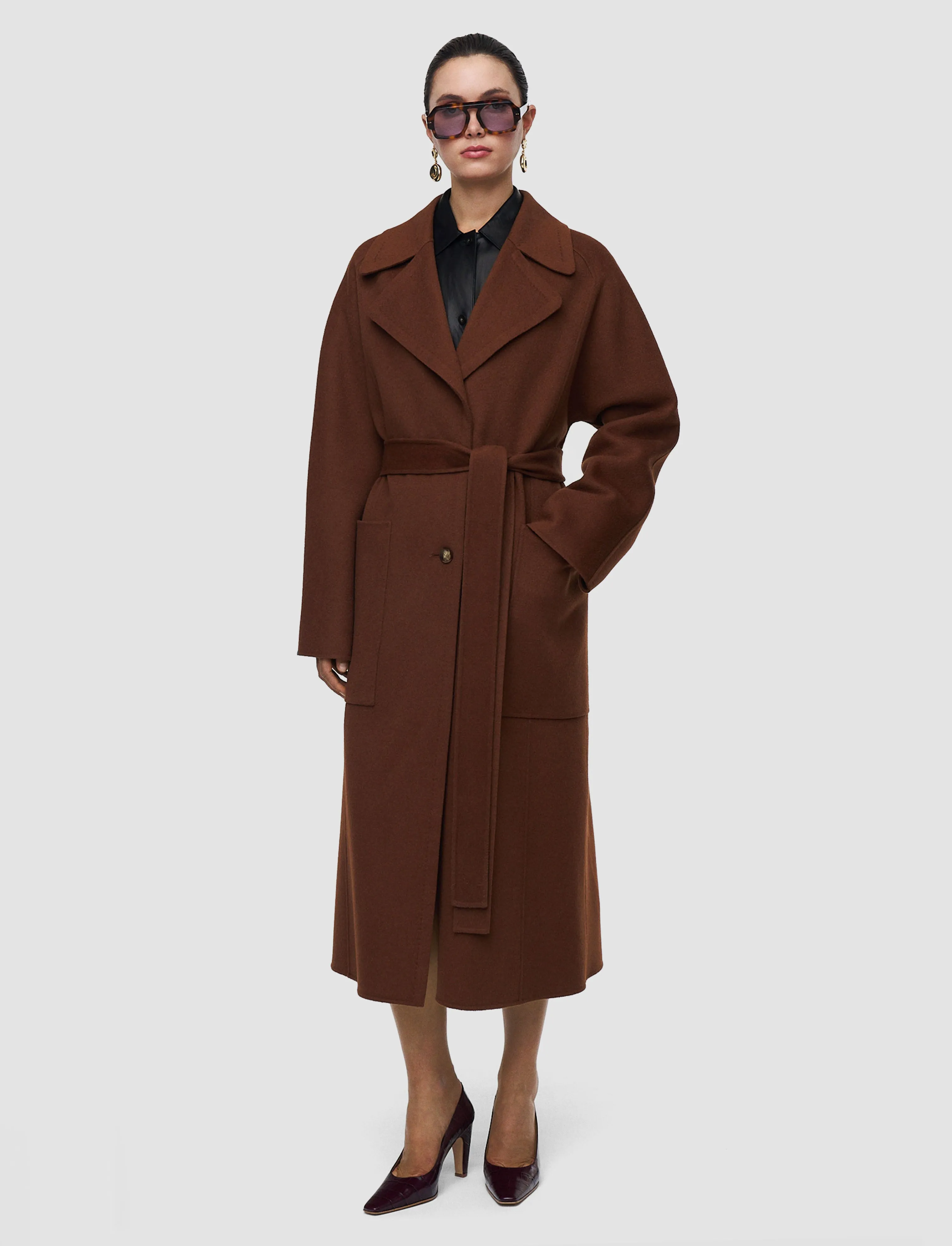 Spencer Double Face Cashmere Coat sold by Joseph product image thumbnail 2
