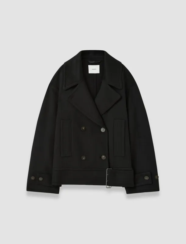 Weston Double Face Cashmere Pea Coat sold by Joseph