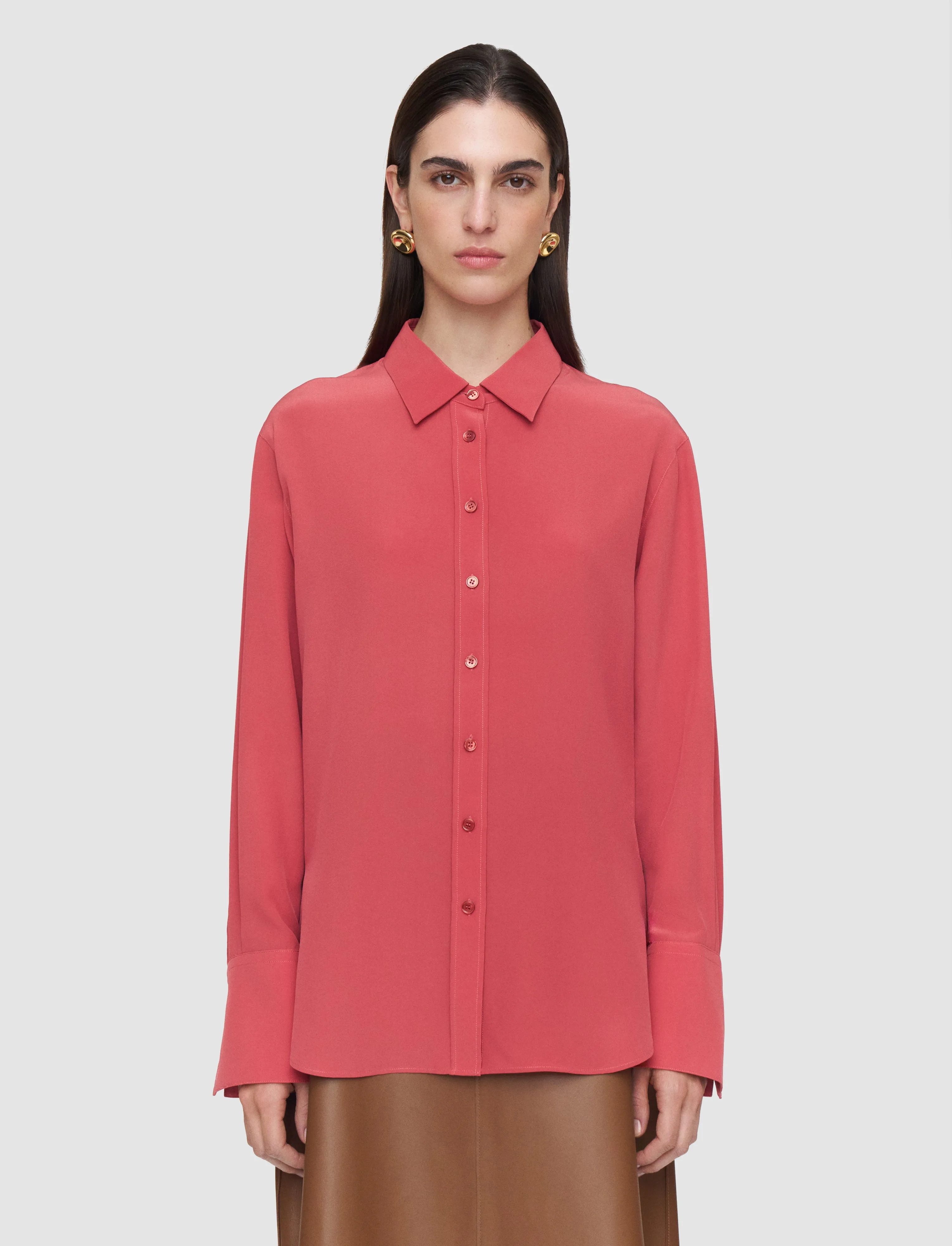 Joe Crepe de Chine Silk Blouse sold by Joseph product image thumbnail 2