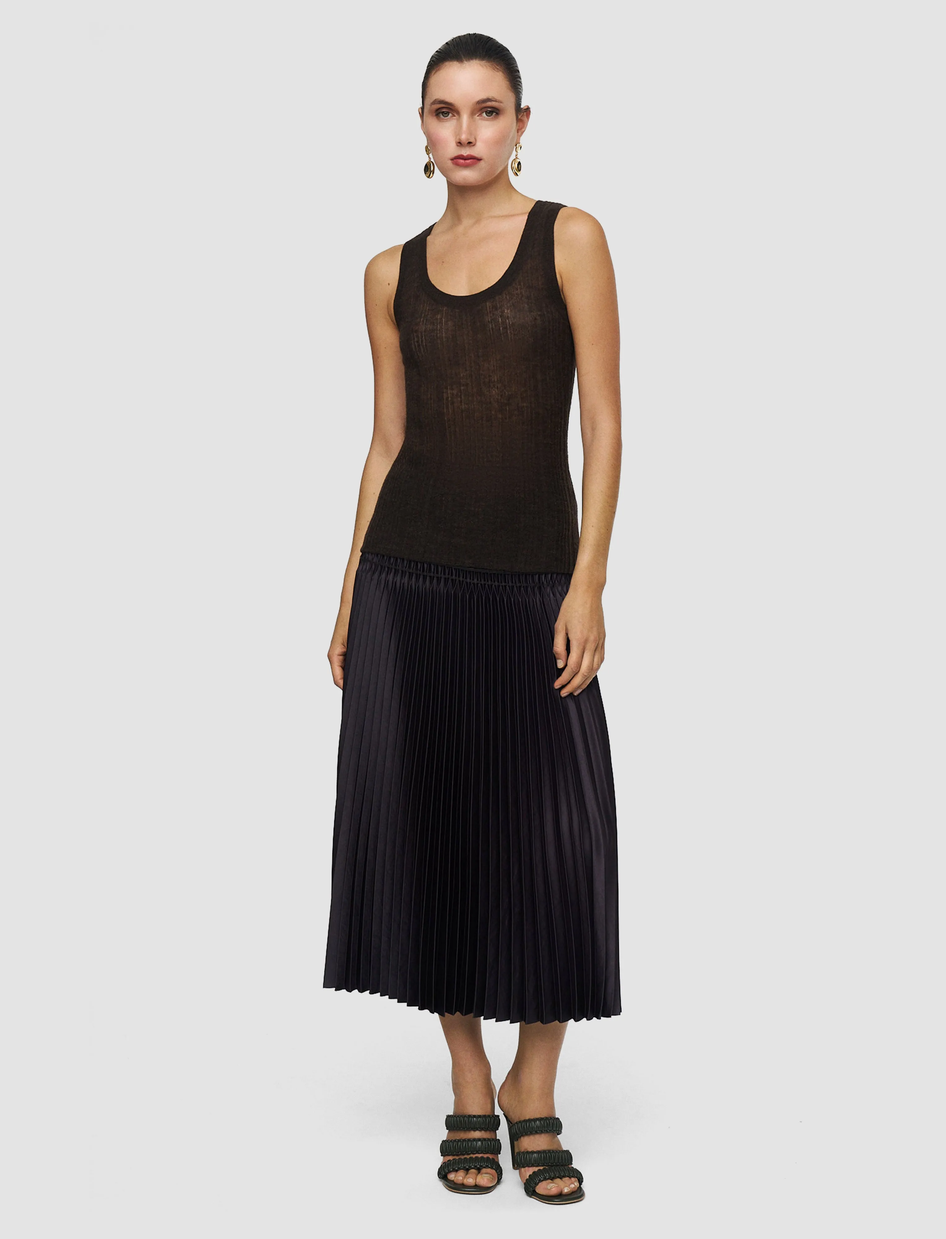 Ycaza Sheer Wool Rib Vest sold by Joseph product image thumbnail 2