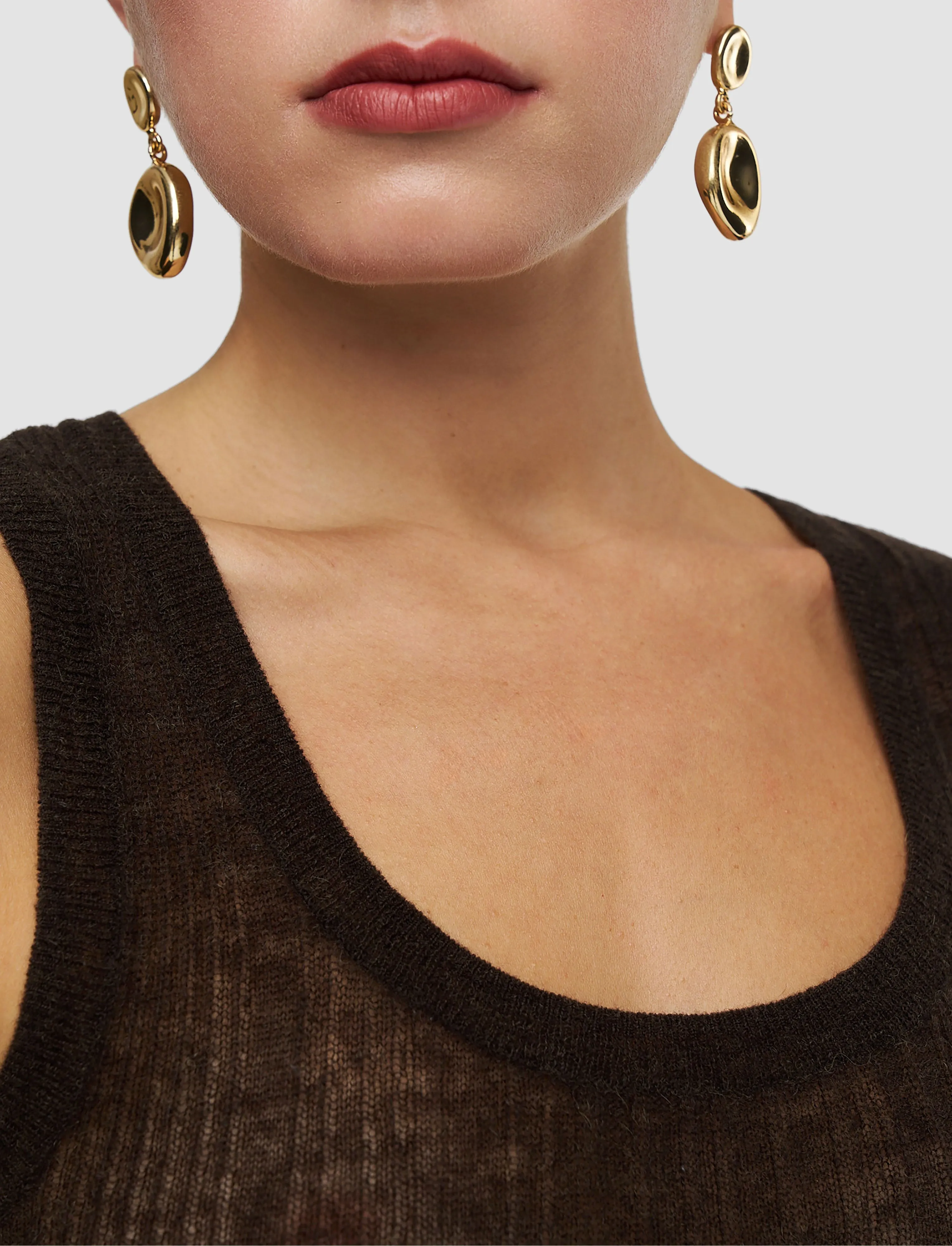 Ycaza Sheer Wool Rib Vest sold by Joseph product image thumbnail 5