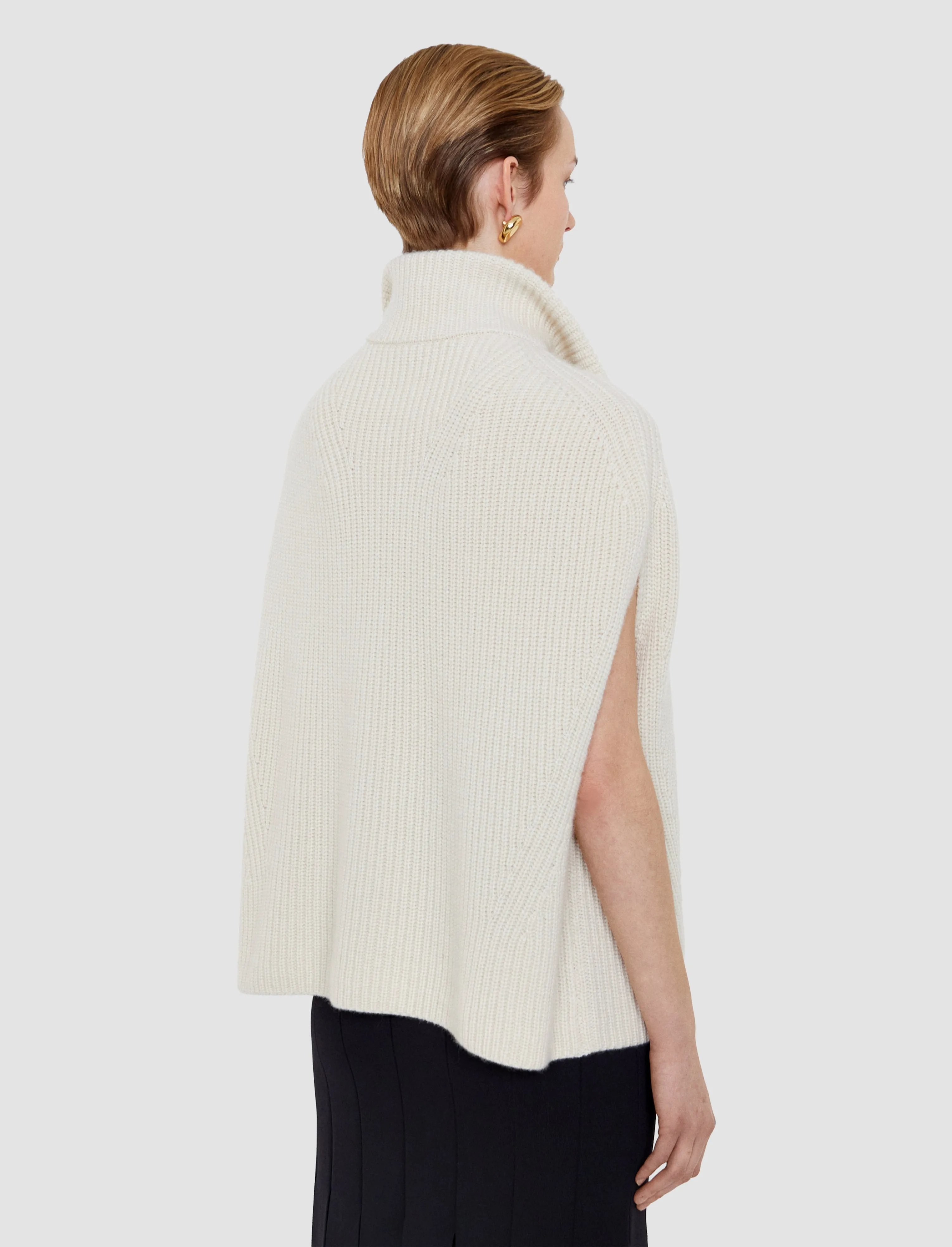 Raffet Fisherman Rib Cashmere Vest sold by Joseph product image thumbnail 4