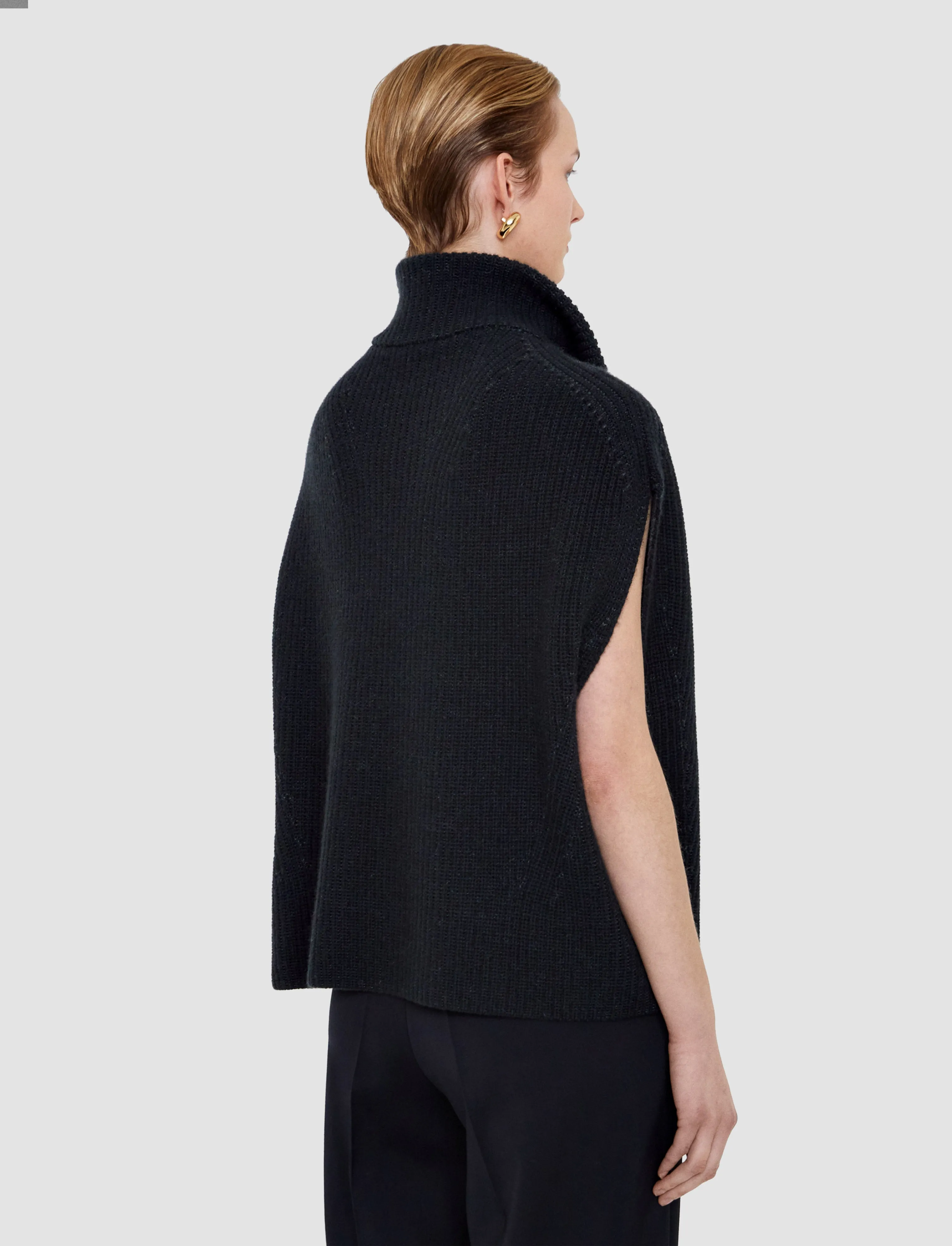 Raffet Fisherman Rib Cashmere Vest sold by Joseph product image thumbnail 4