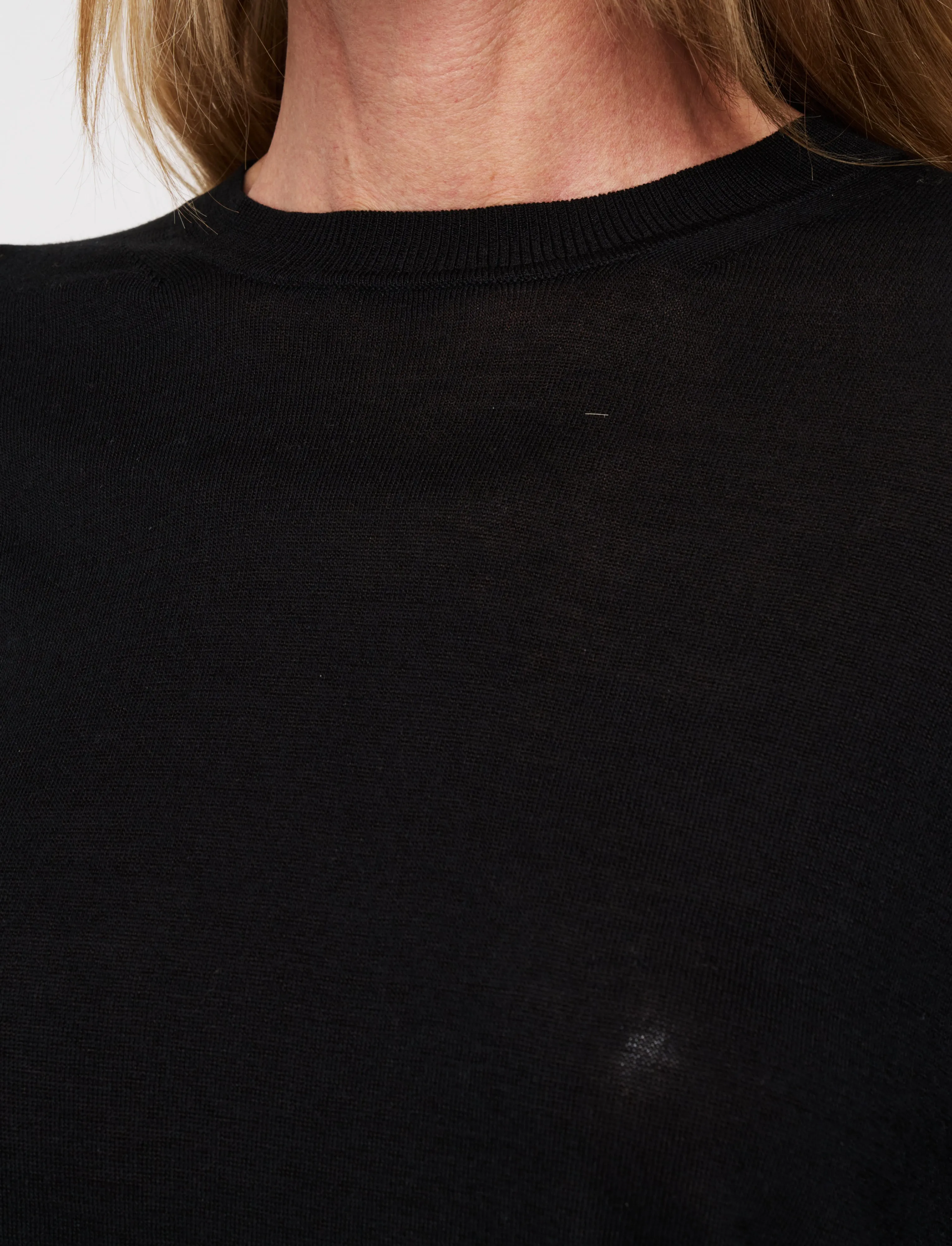 Superfine Cotton Silk Round Neck Jumper sold by Joseph product image thumbnail 4