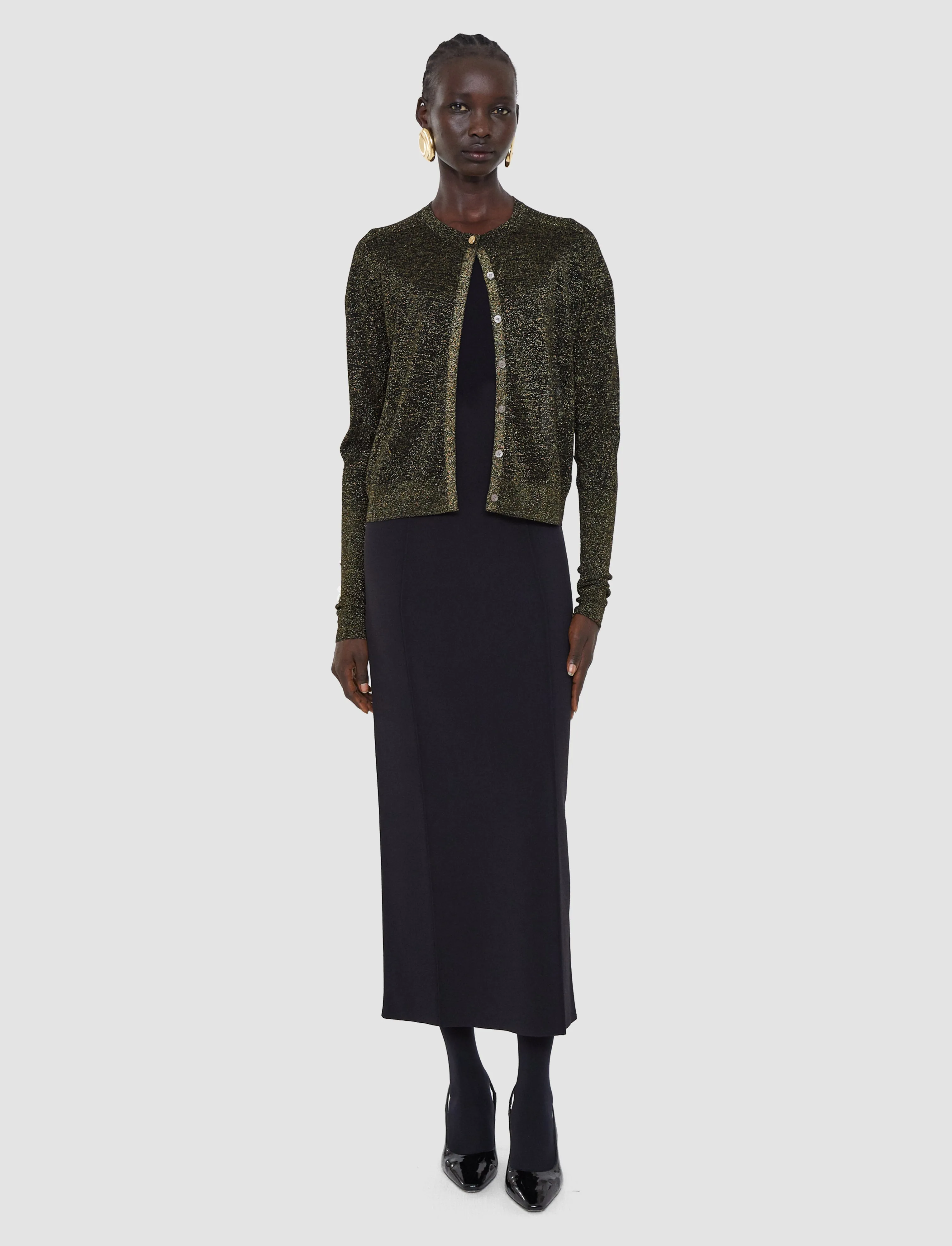 Tasse Lurex Knit Cardigan sold by Joseph product image thumbnail 2