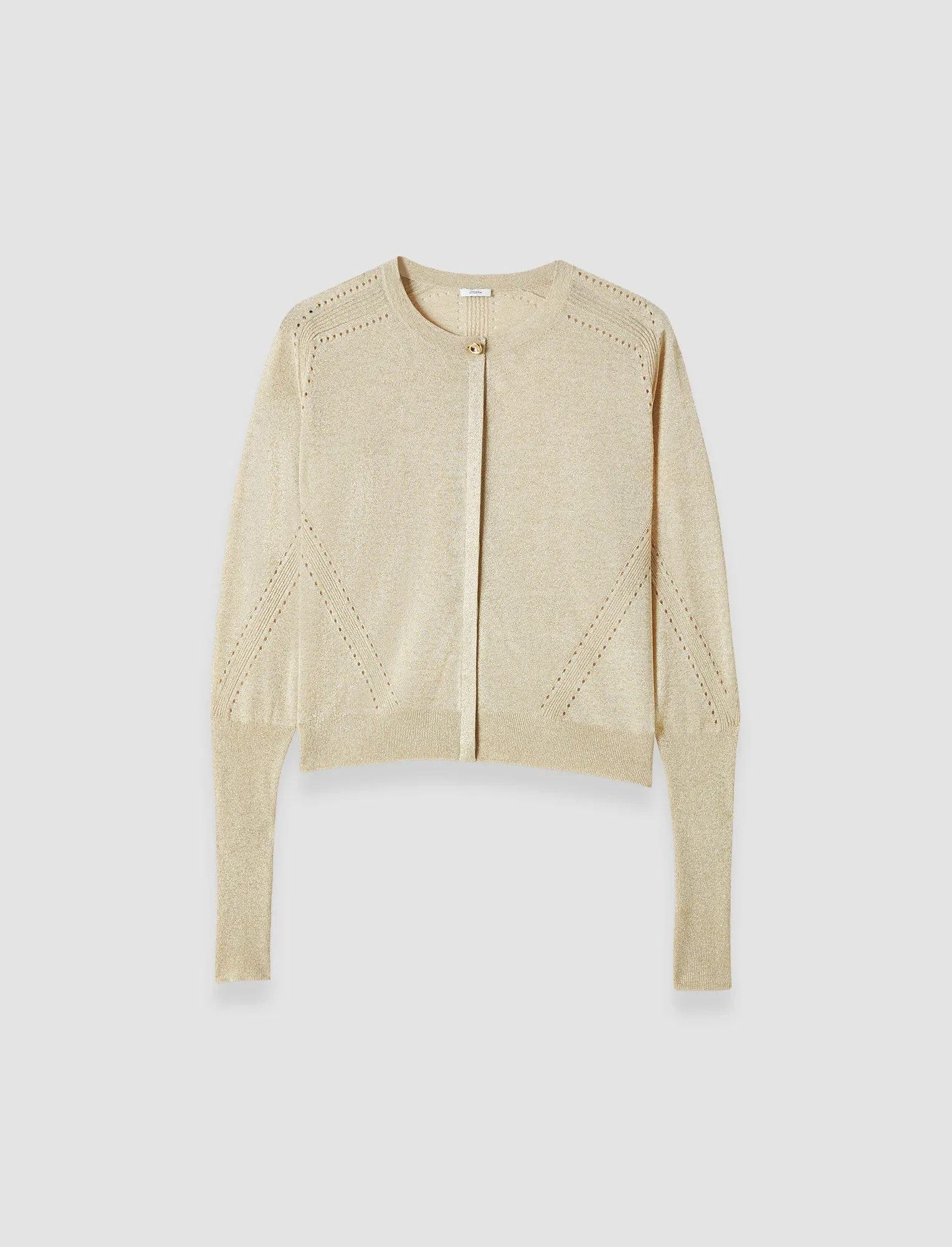 Tasse Lurex Knit Cardigan sold by Joseph