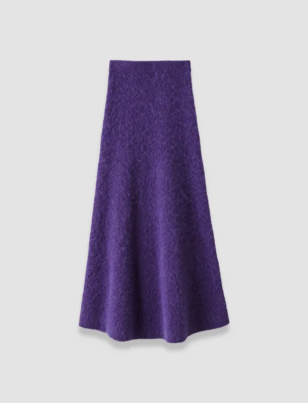 Mairie Brushed Alpaca Skirt sold by Joseph