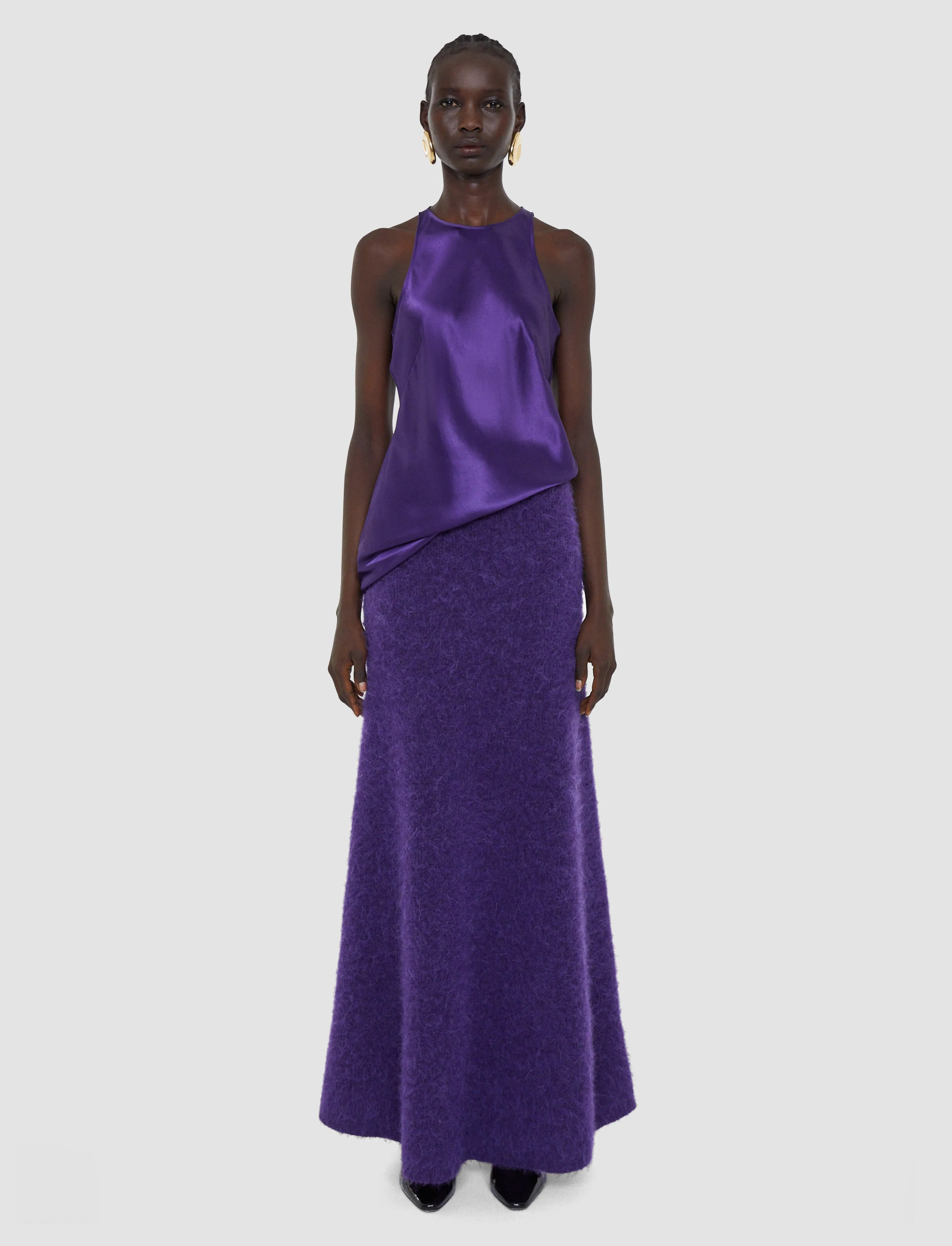 Mairie Brushed Alpaca Skirt sold by Joseph product image thumbnail 2