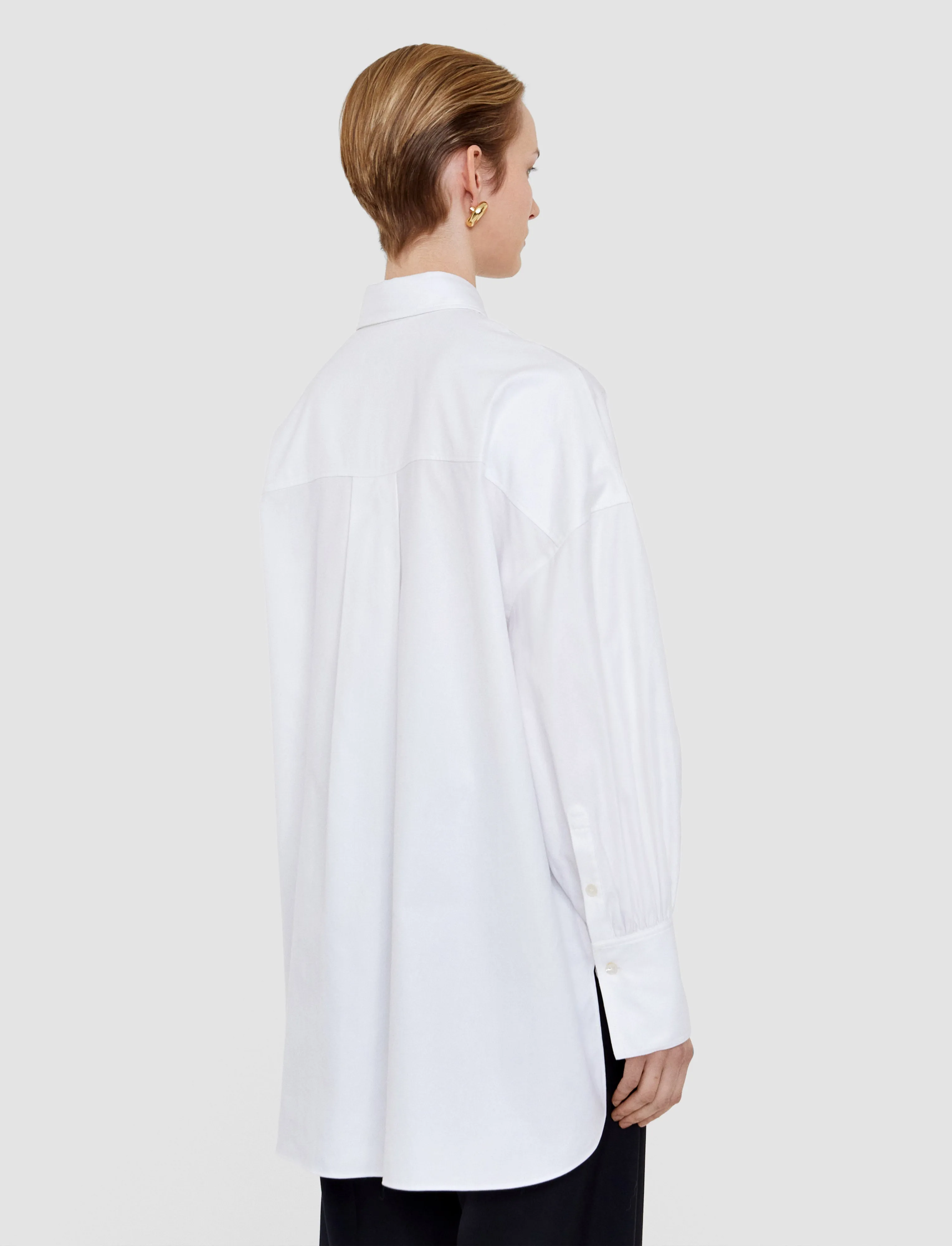 Ferrus Tuxedo Cotton Shirt sold by Joseph product image thumbnail 5