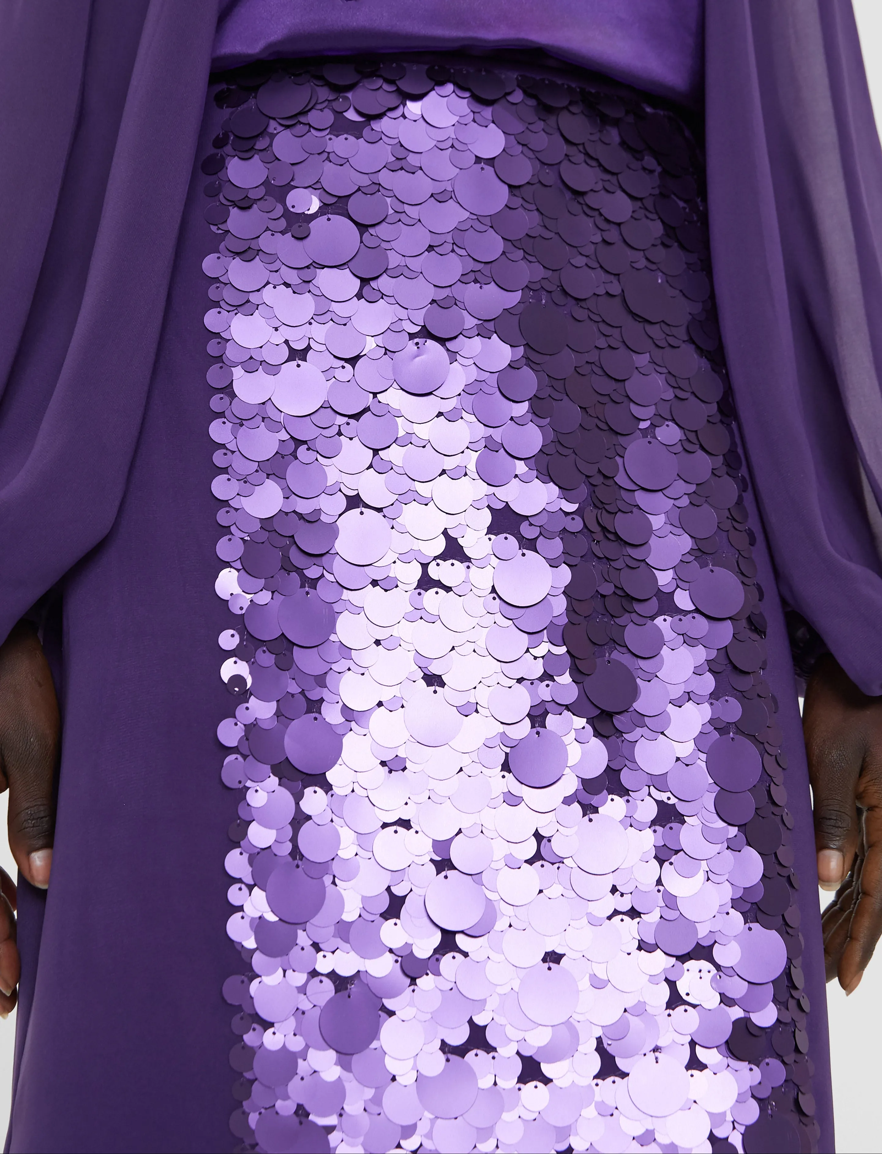 Cambo Chiffon Sequin Skirt sold by Joseph product image thumbnail 5