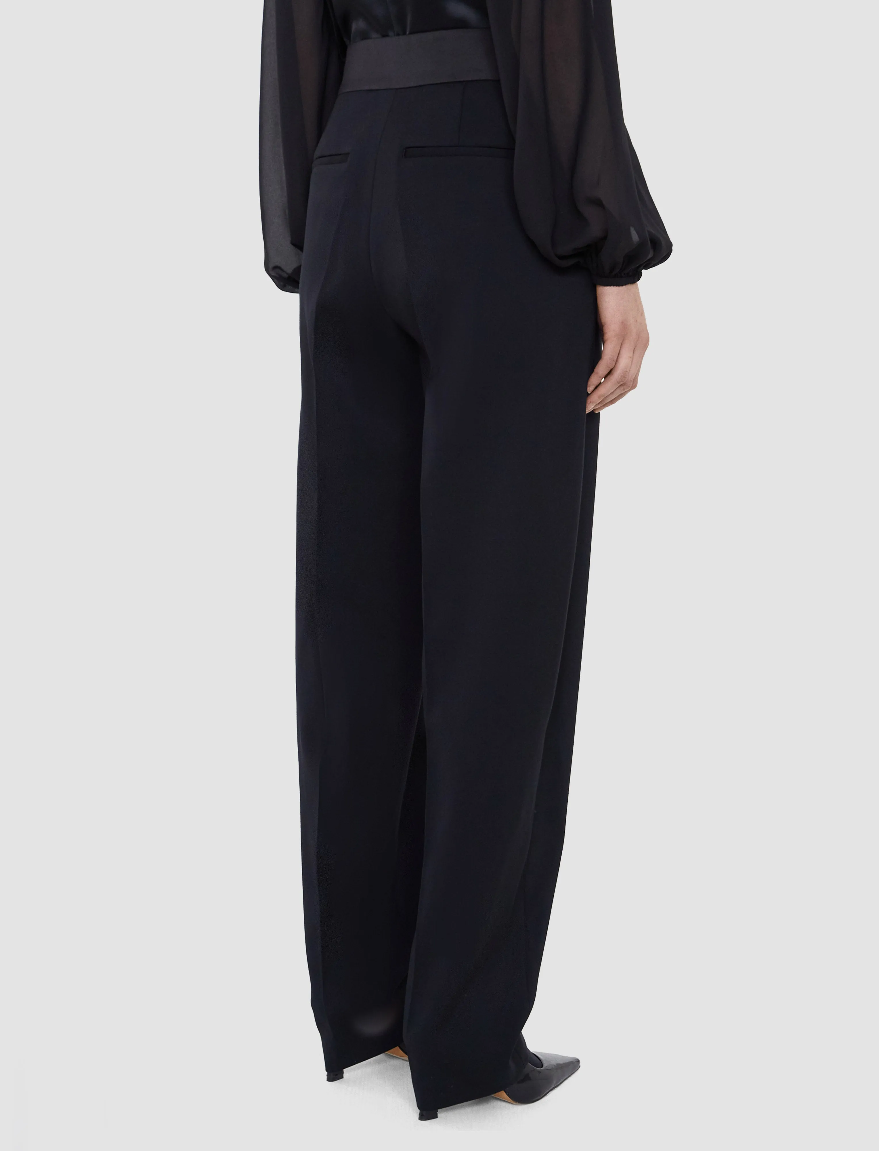 Aix Tailored Crepe Trousers sold by Joseph product image thumbnail 3