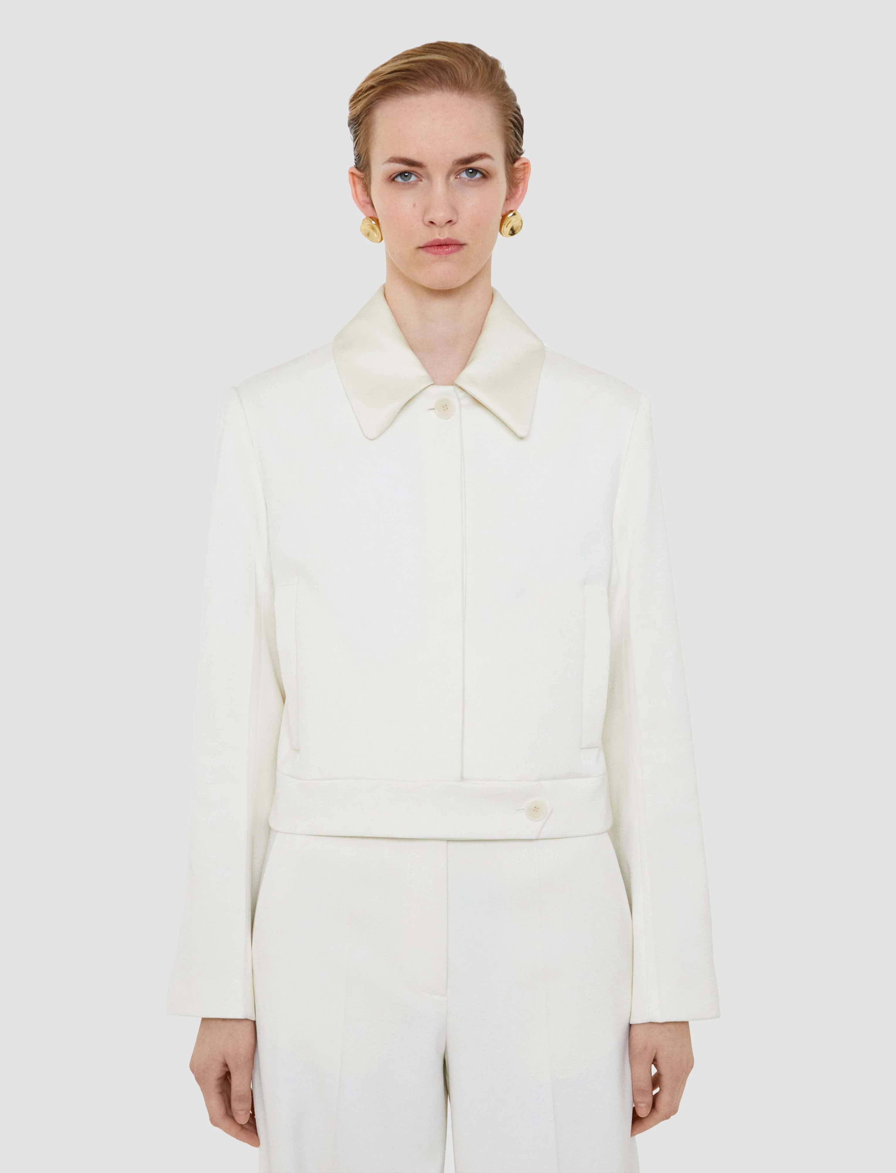 Abbe Tailored Crepe Jacket sold by Joseph product image thumbnail 3