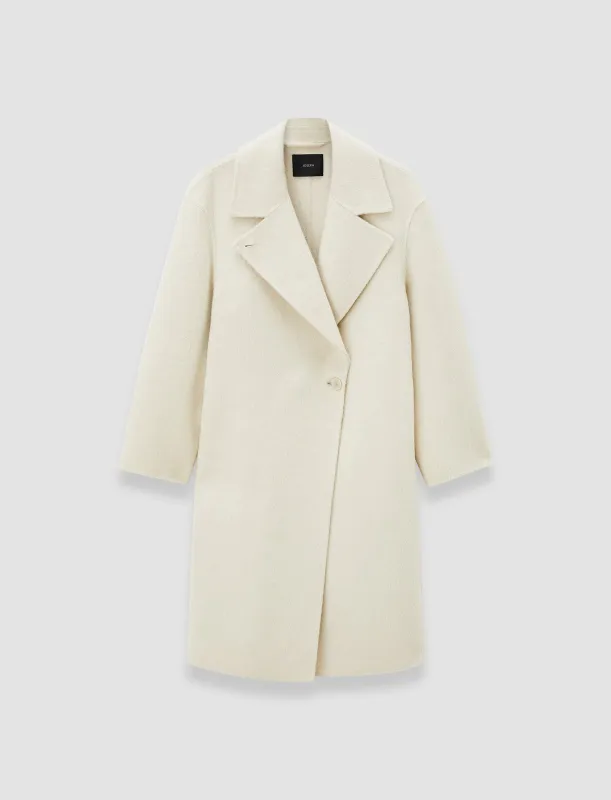 Yves Brushed Double Face Alpaca Coat sold by Joseph