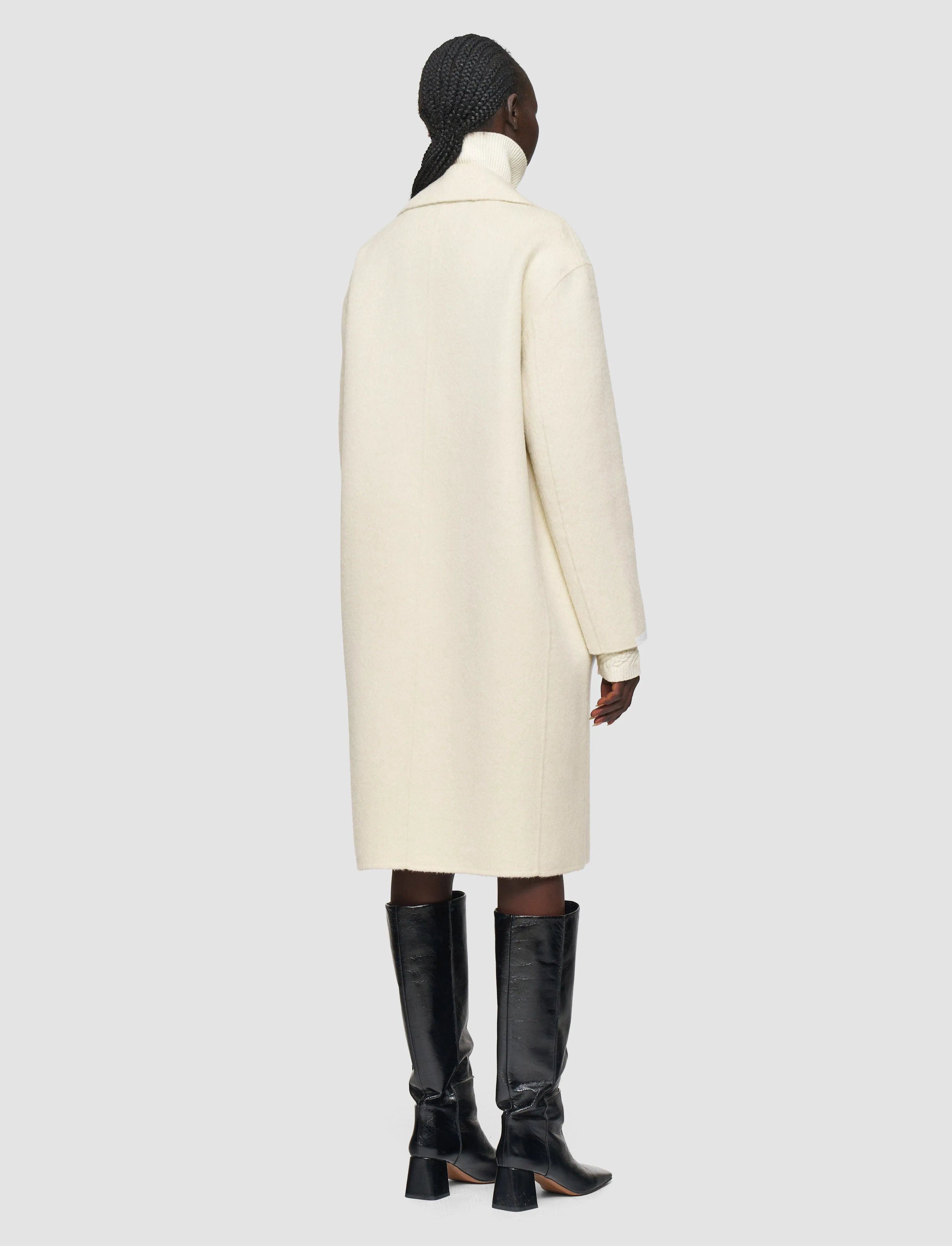 Yves Brushed Double Face Alpaca Coat sold by Joseph product image thumbnail 3
