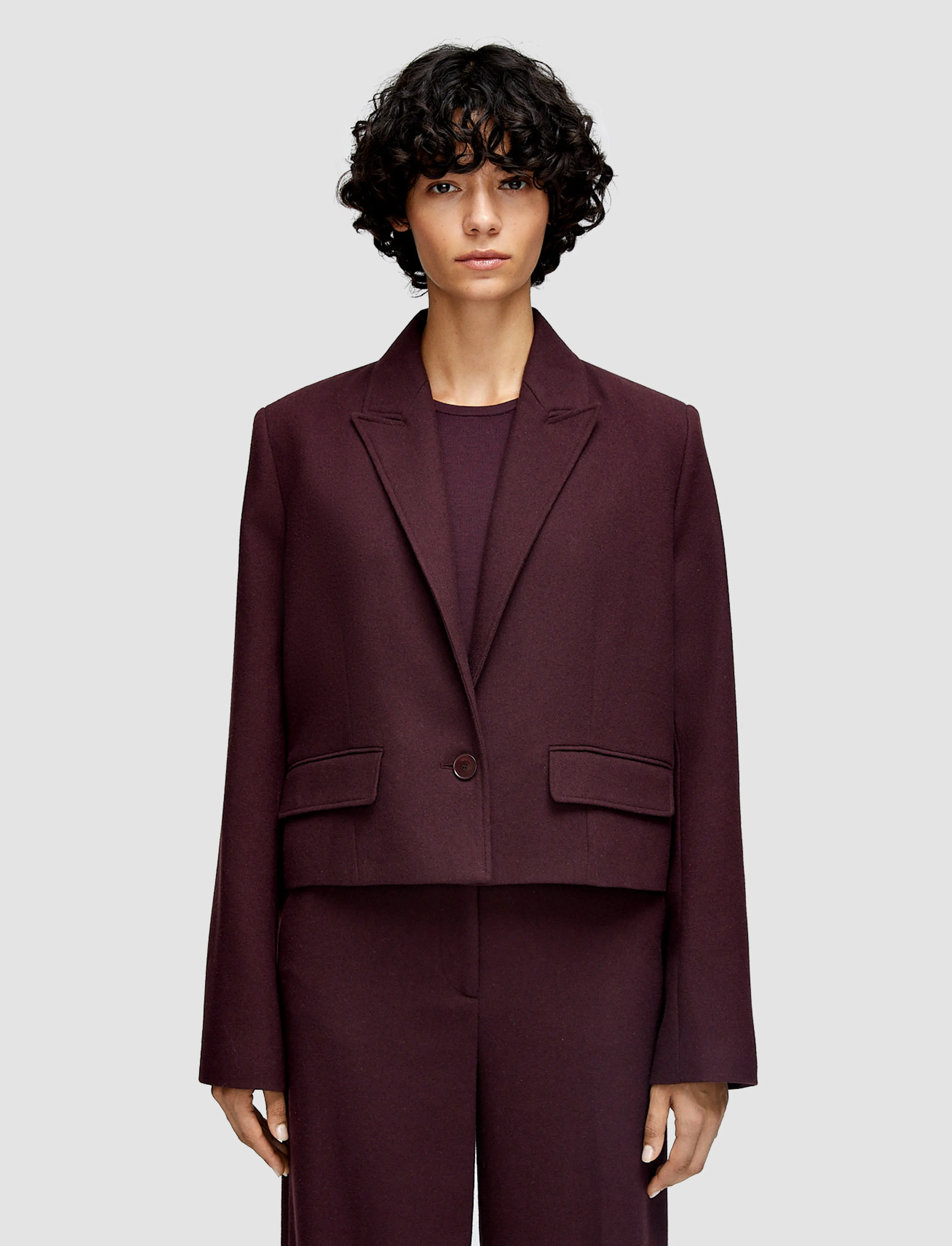 Elia Flannel Wool Jacket sold by Joseph product image thumbnail 3