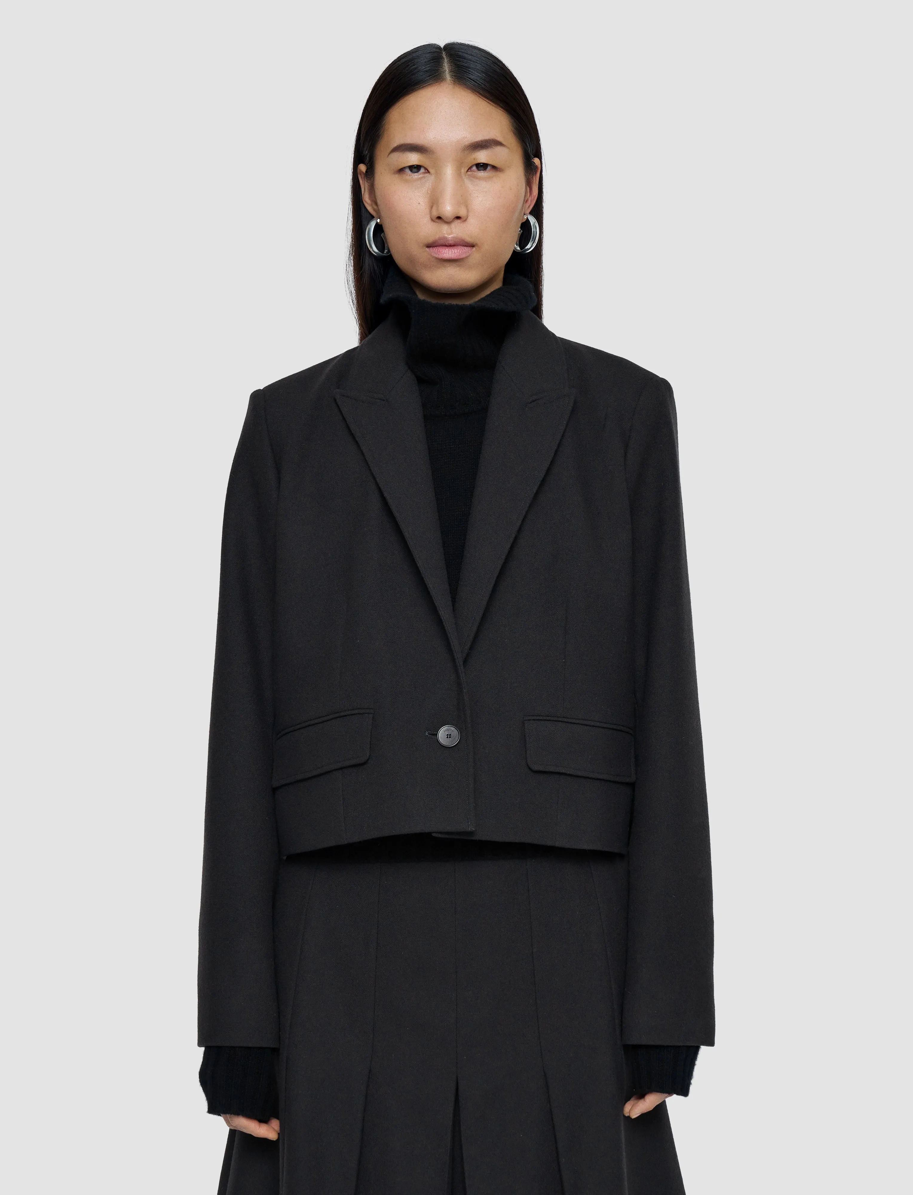 Elia Flannel Wool Jacket sold by Joseph product image thumbnail 3