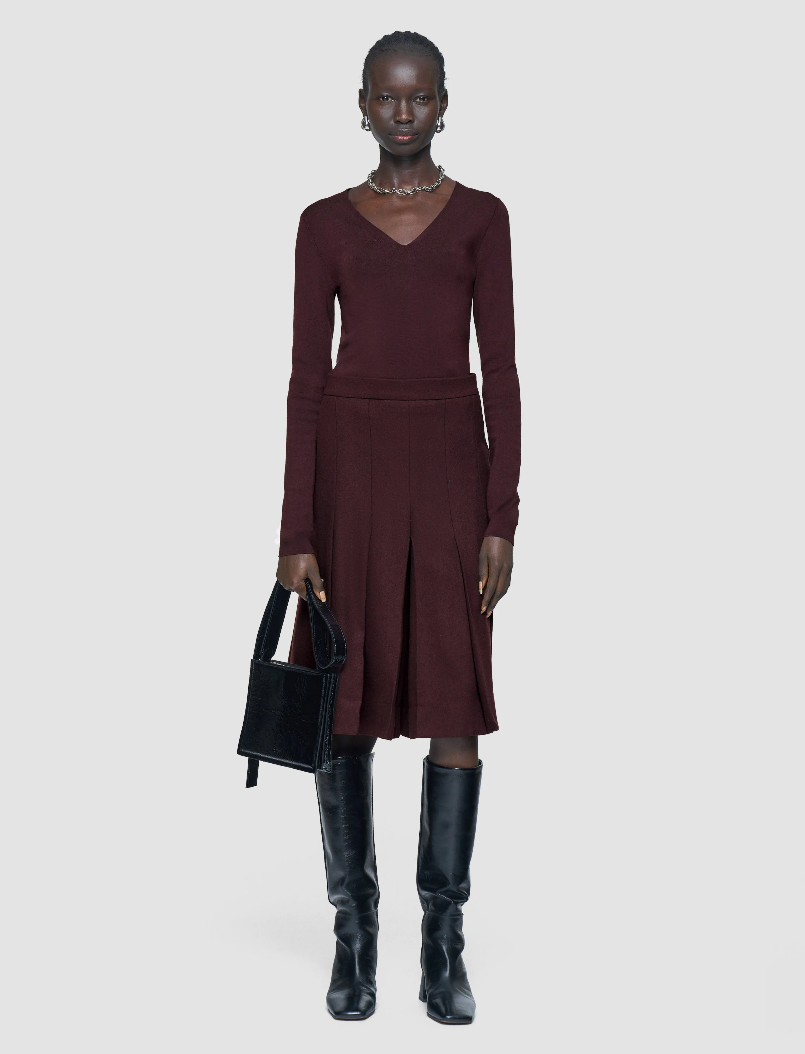 Yanis Flannel Wool Long Shorts sold by Joseph product image thumbnail 2