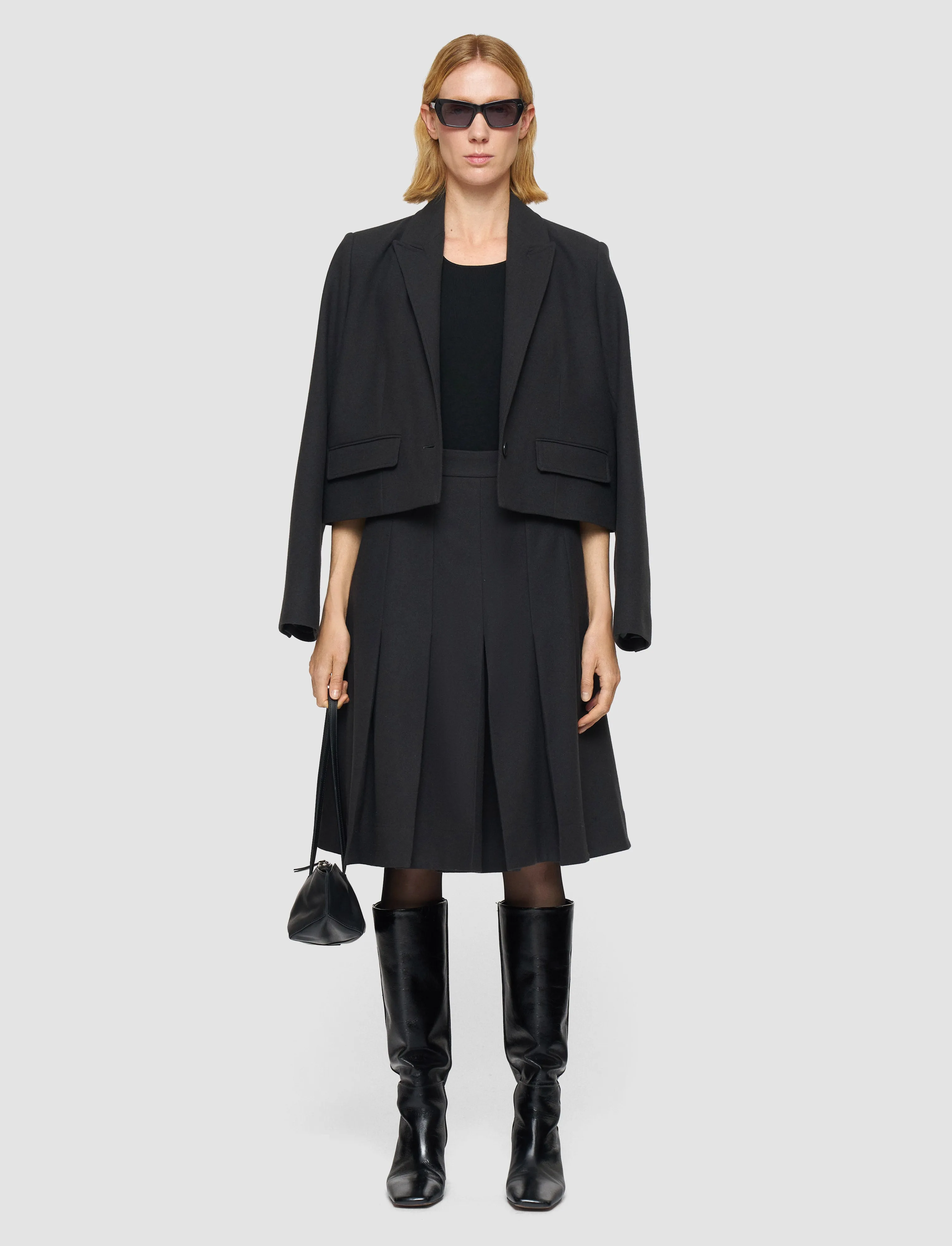 Yanis Flannel Wool Long Shorts sold by Joseph product image thumbnail 2