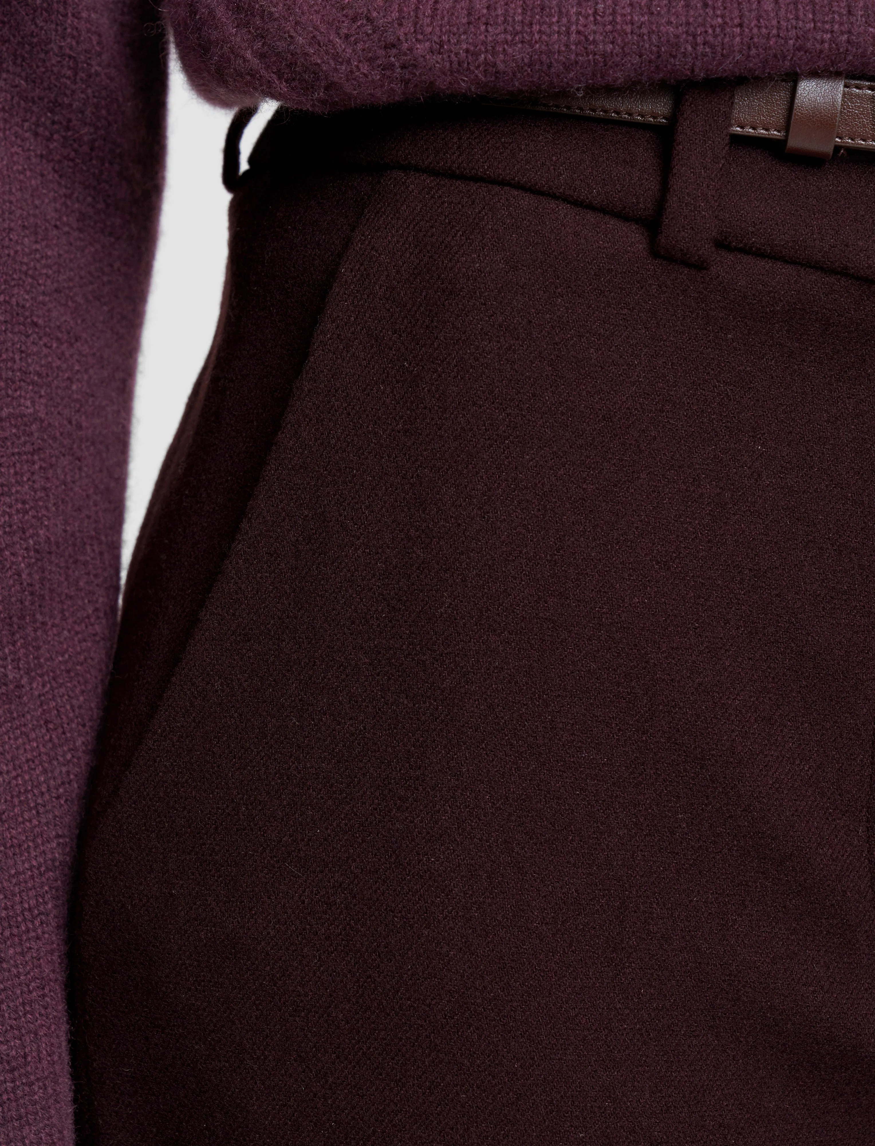 Alana Flannel Wool Trousers sold by Joseph product image thumbnail 4