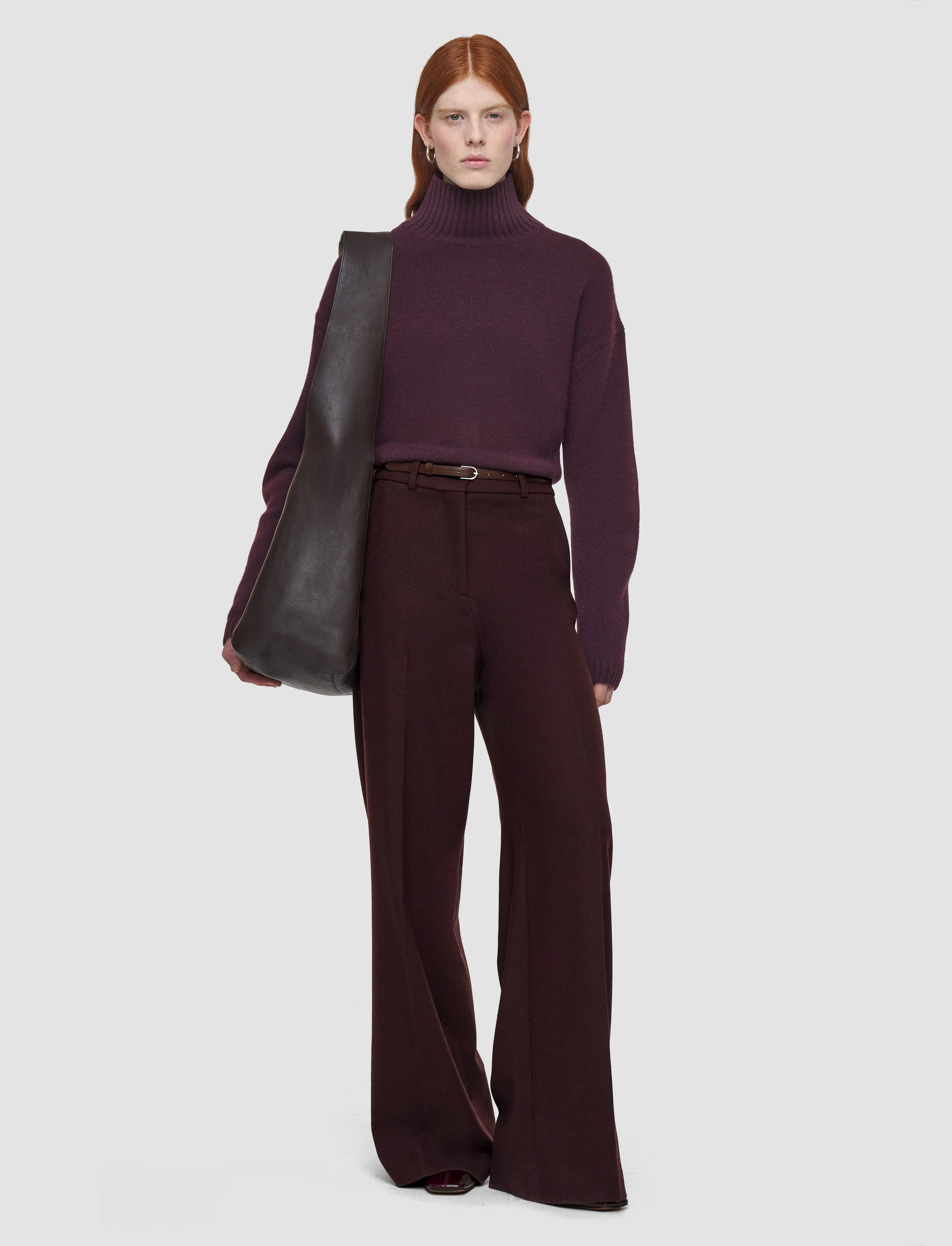 Alana Flannel Wool Trousers sold by Joseph product image thumbnail 2
