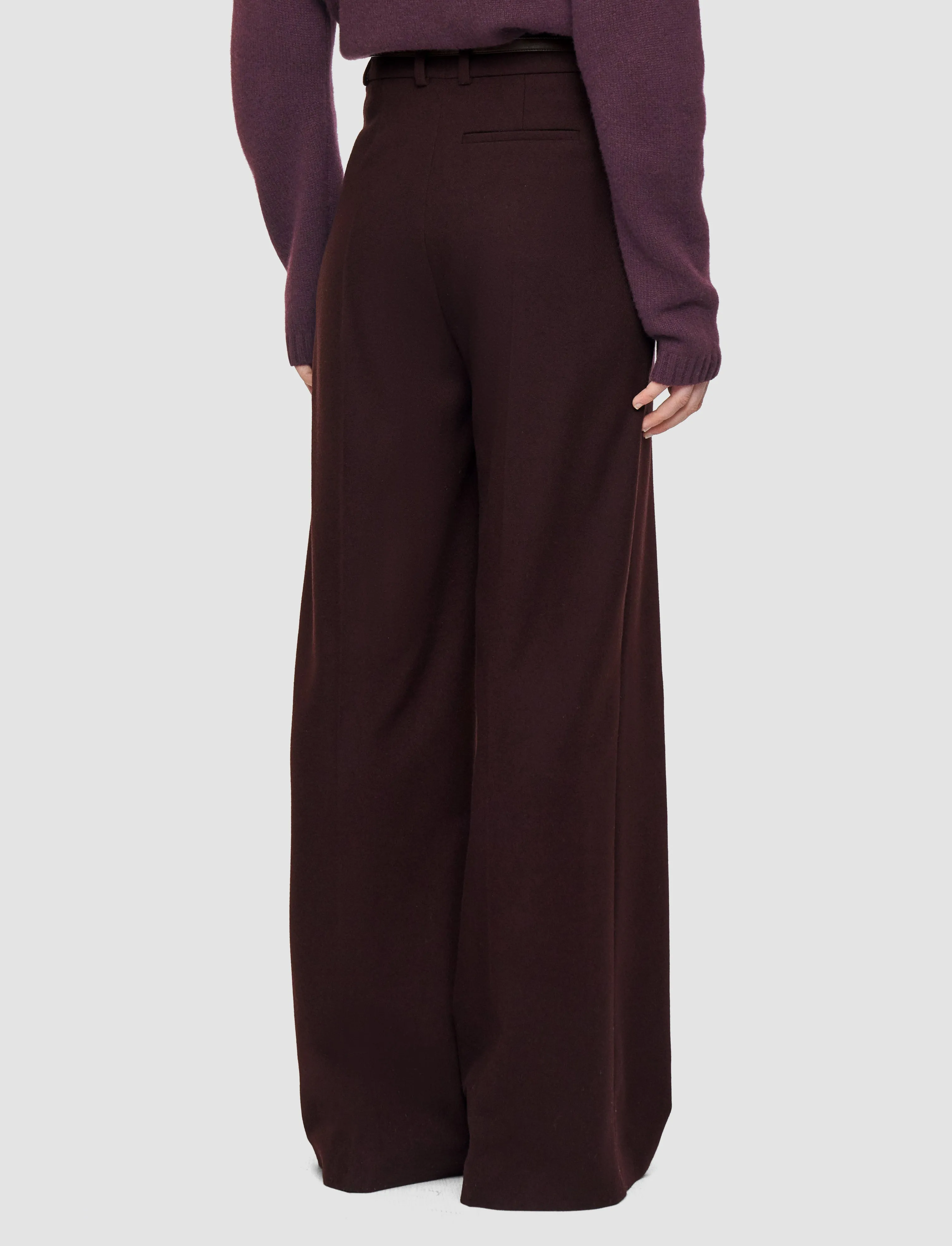 Alana Flannel Wool Trousers sold by Joseph product image thumbnail 3