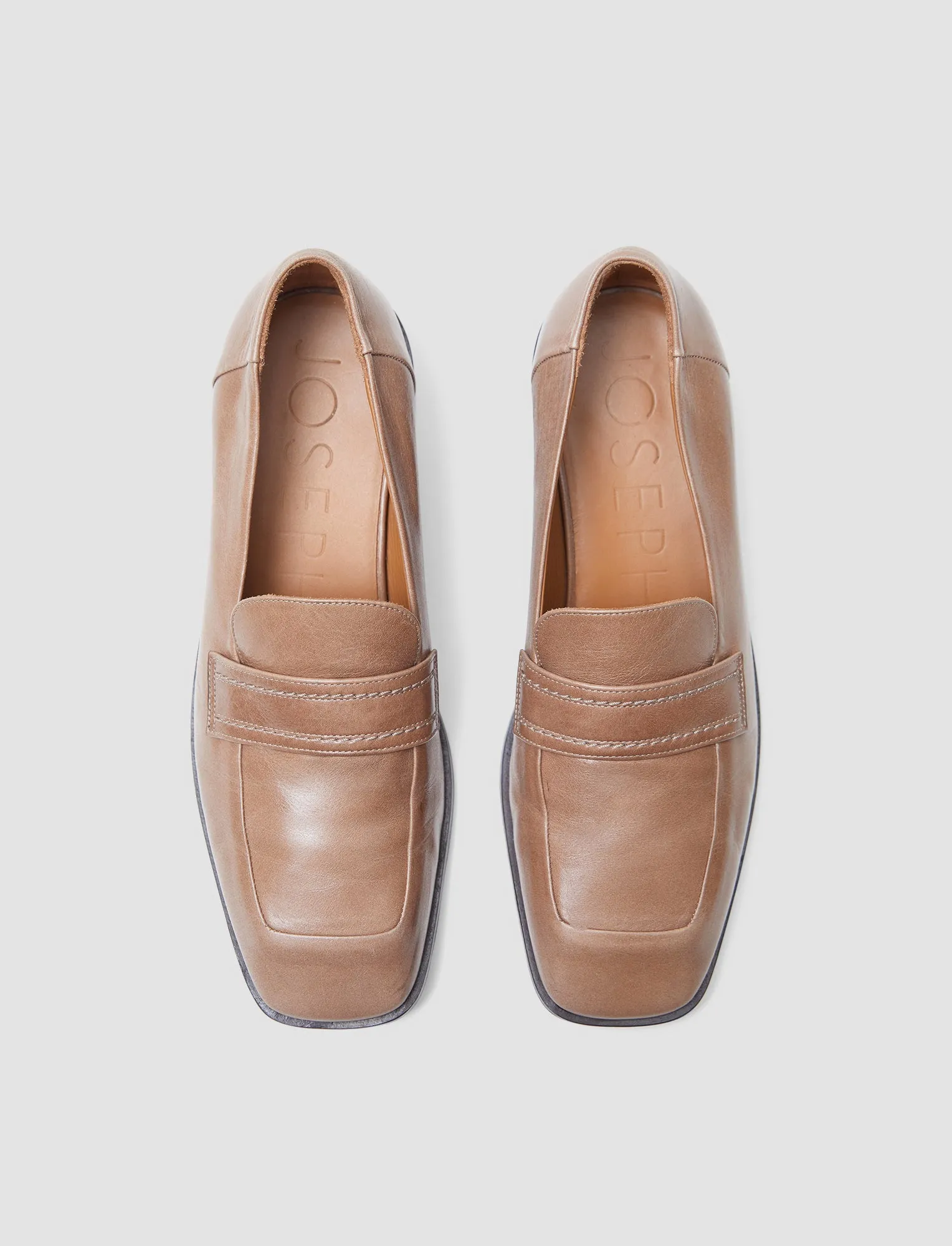 Leather Penny Loafers sold by Joseph product image thumbnail 2