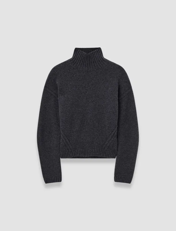 Luxe Cashmere High Neck Jumper sold by Joseph