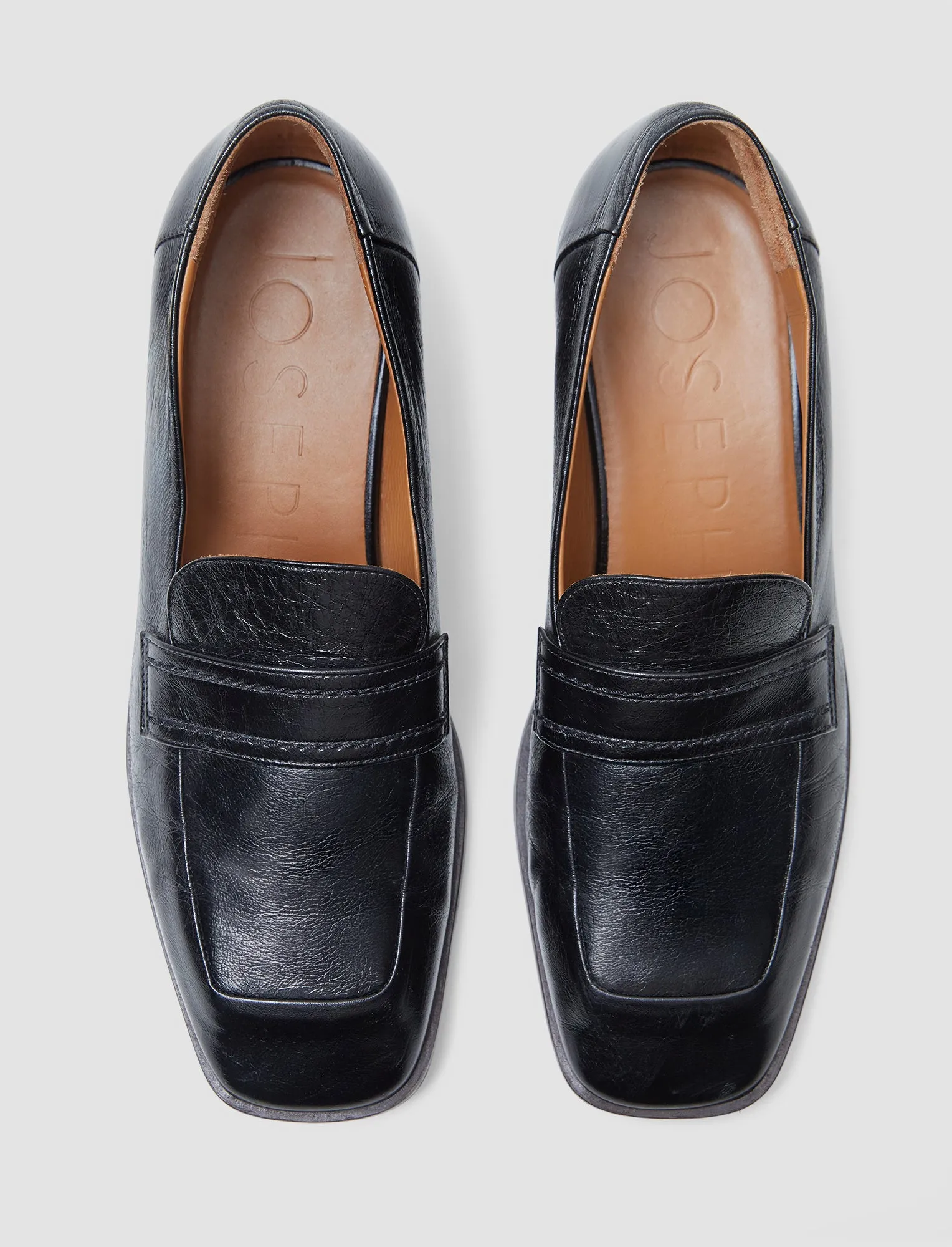 Leather Penny Loafers sold by Joseph product image thumbnail 2