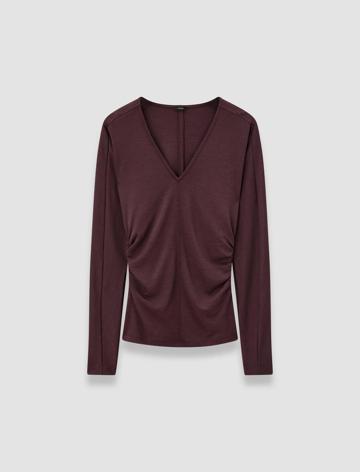 Wool Jersey V Neck Top sold by Joseph