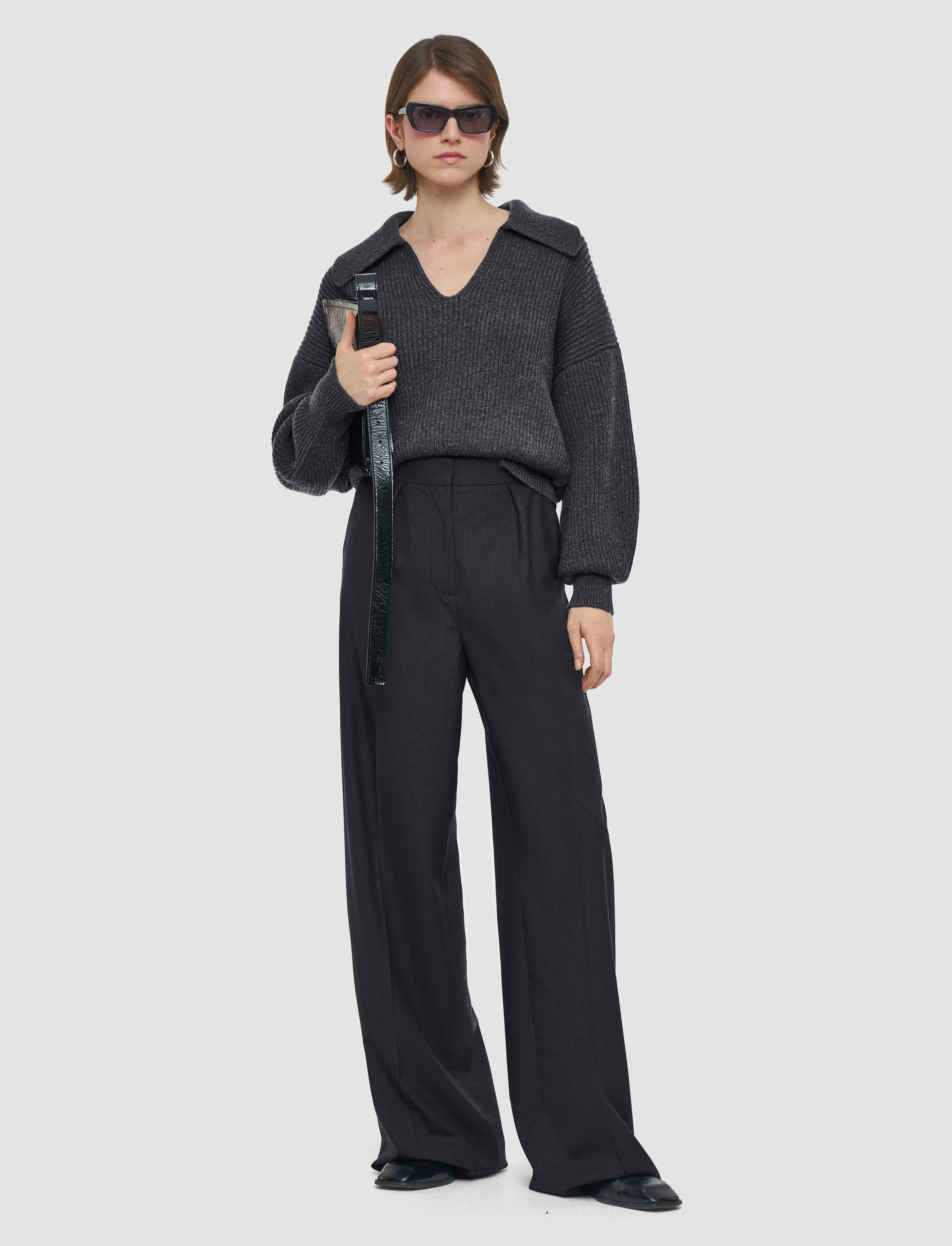 Alanel Light Wool Tailoring Trousers sold by Joseph product image thumbnail 2