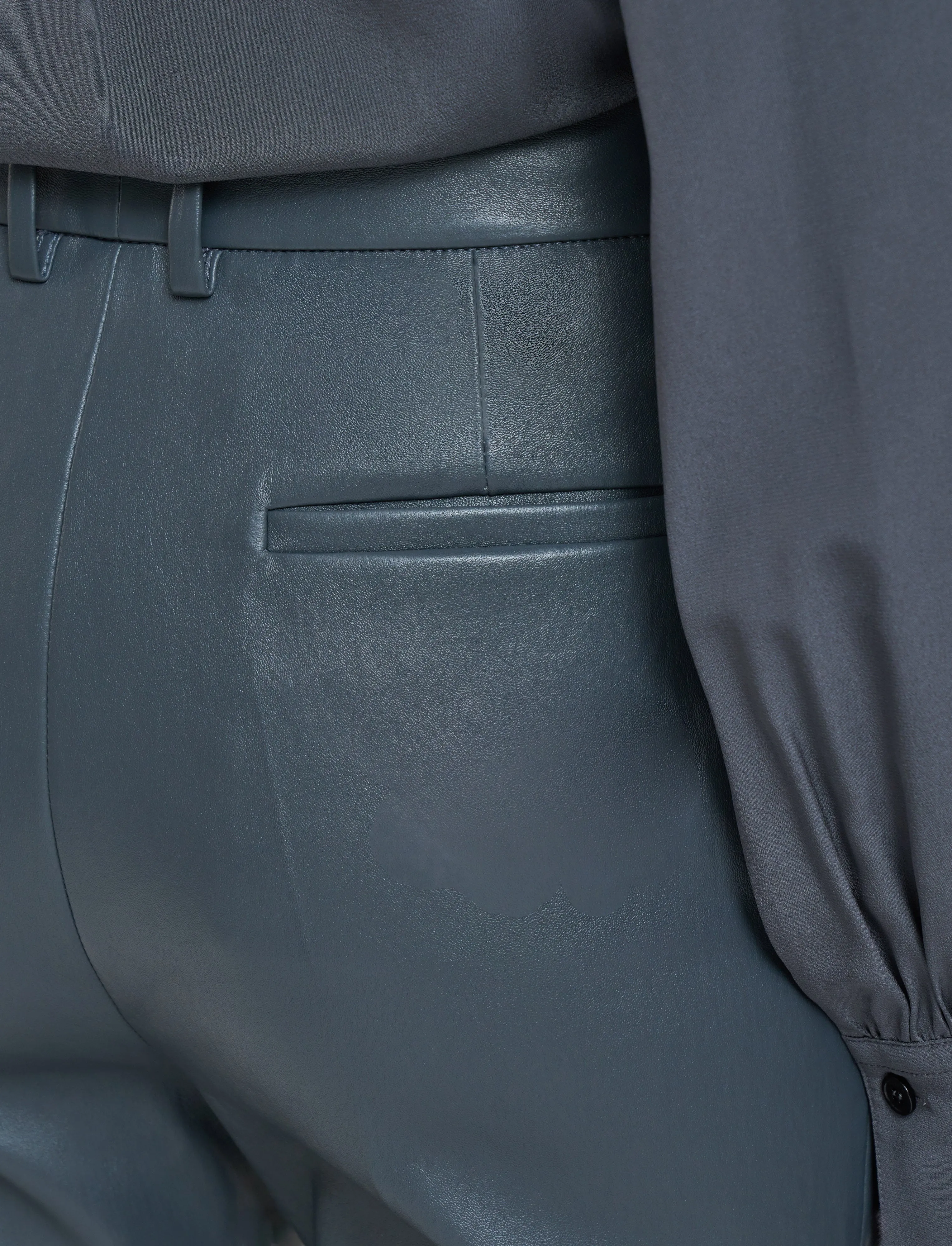 Tafira Leather Stretch Trousers sold by Joseph product image thumbnail 4