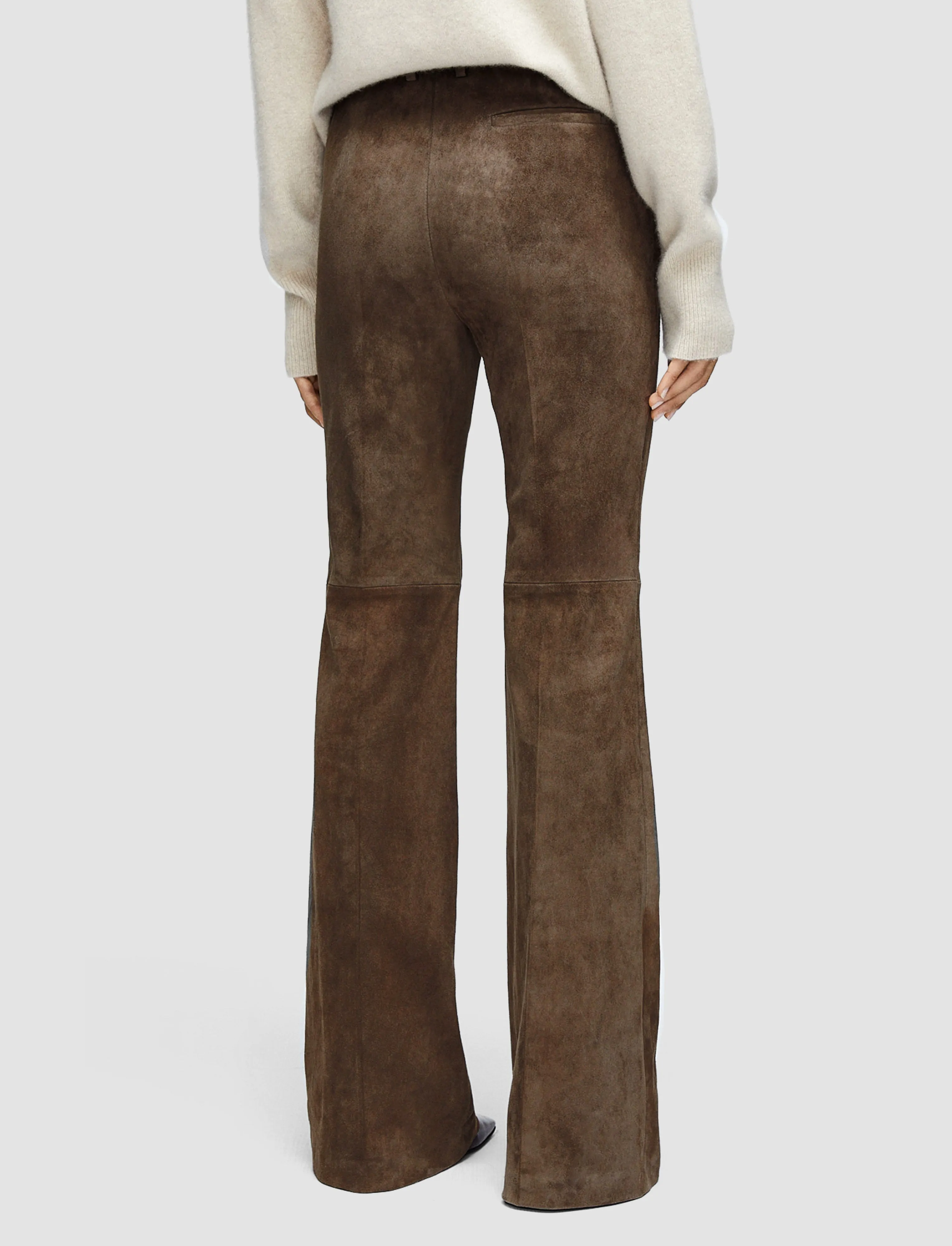 Tafira Suede Stretch Trousers sold by Joseph product image thumbnail 3