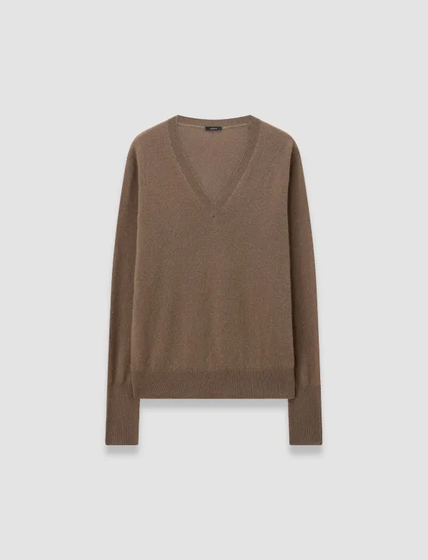 Light Pure Cashmere V Neck Jumper sold by Joseph