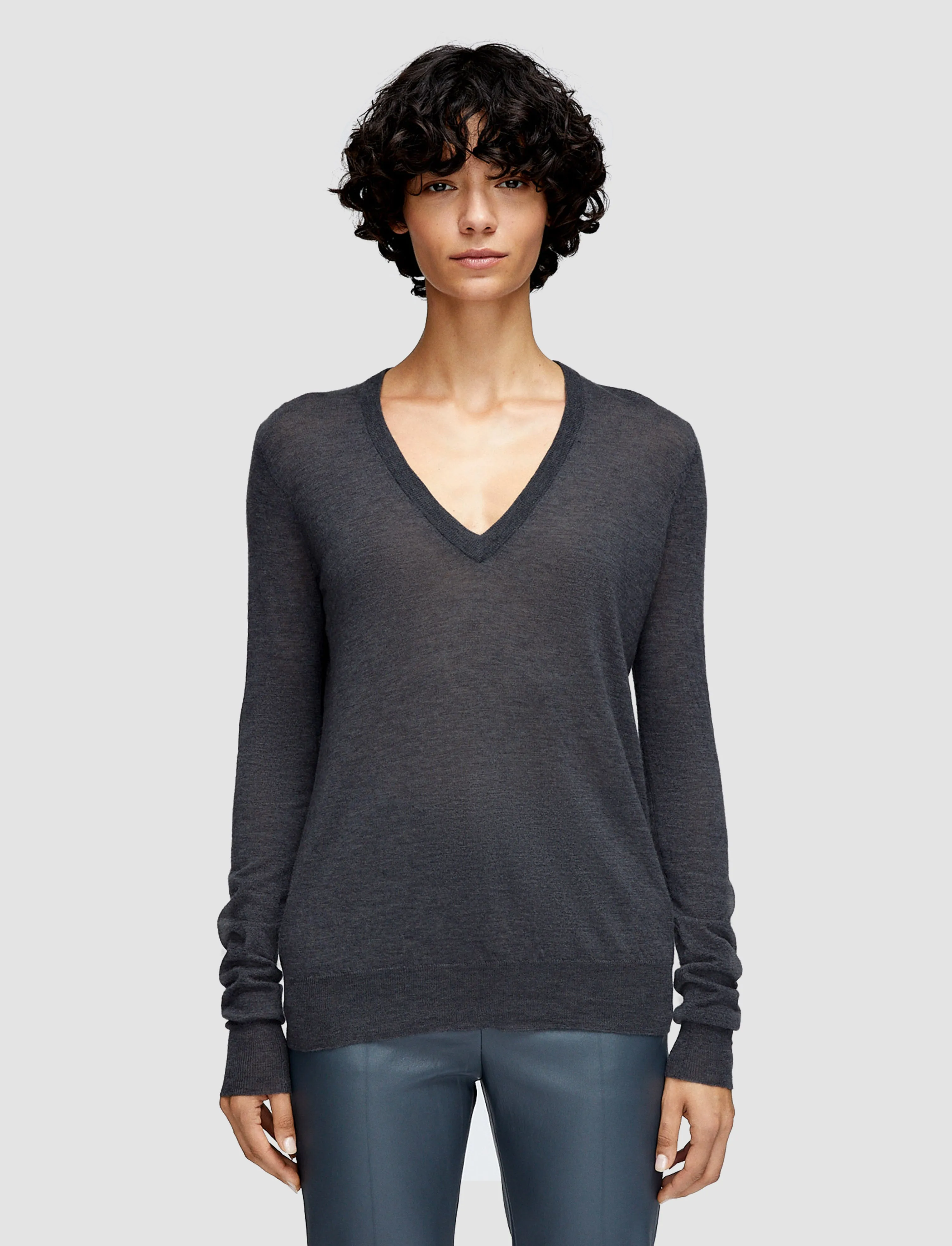 Cashair V Neck Jumper sold by Joseph product image thumbnail 3