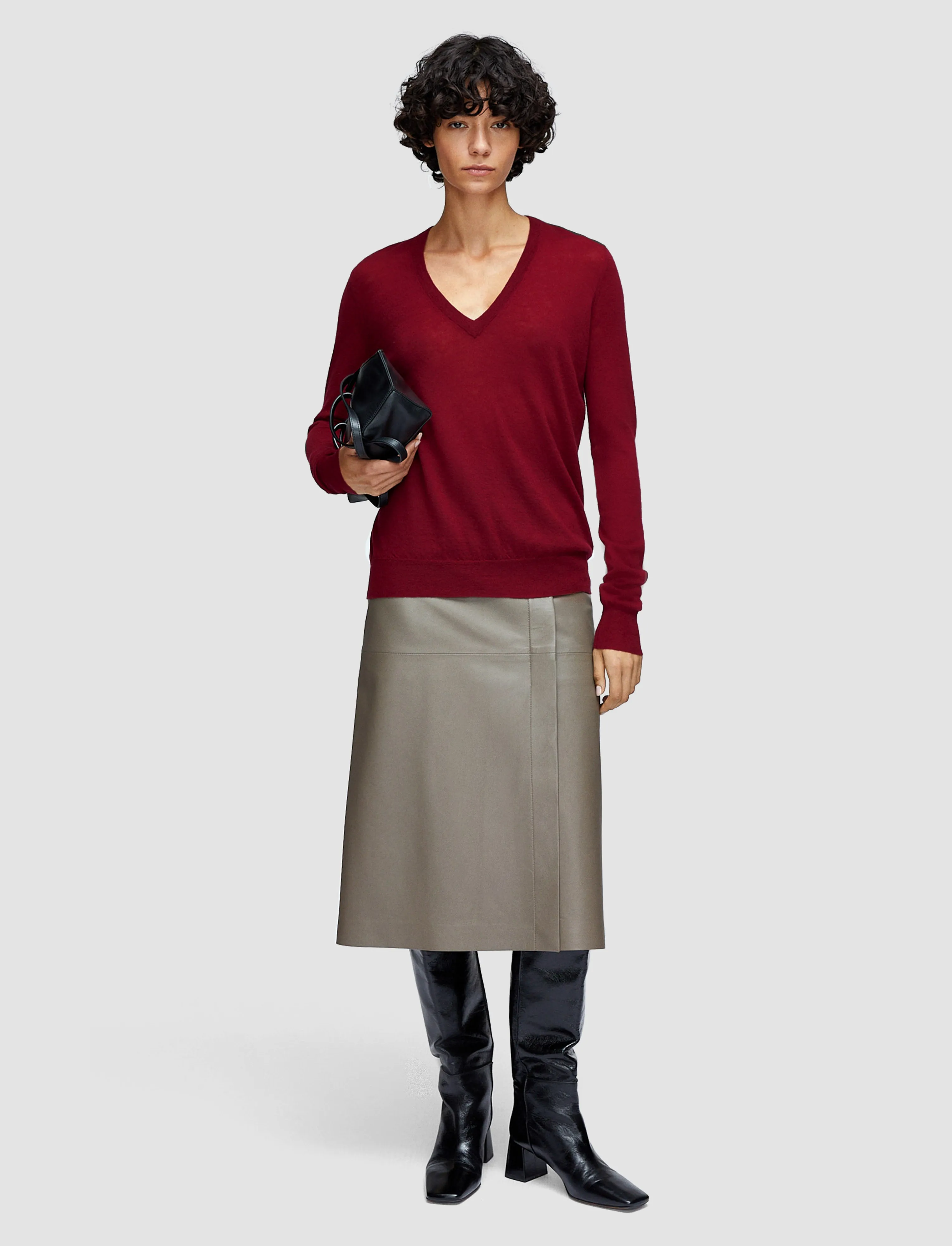 Cashair V Neck Jumper sold by Joseph product image thumbnail 2