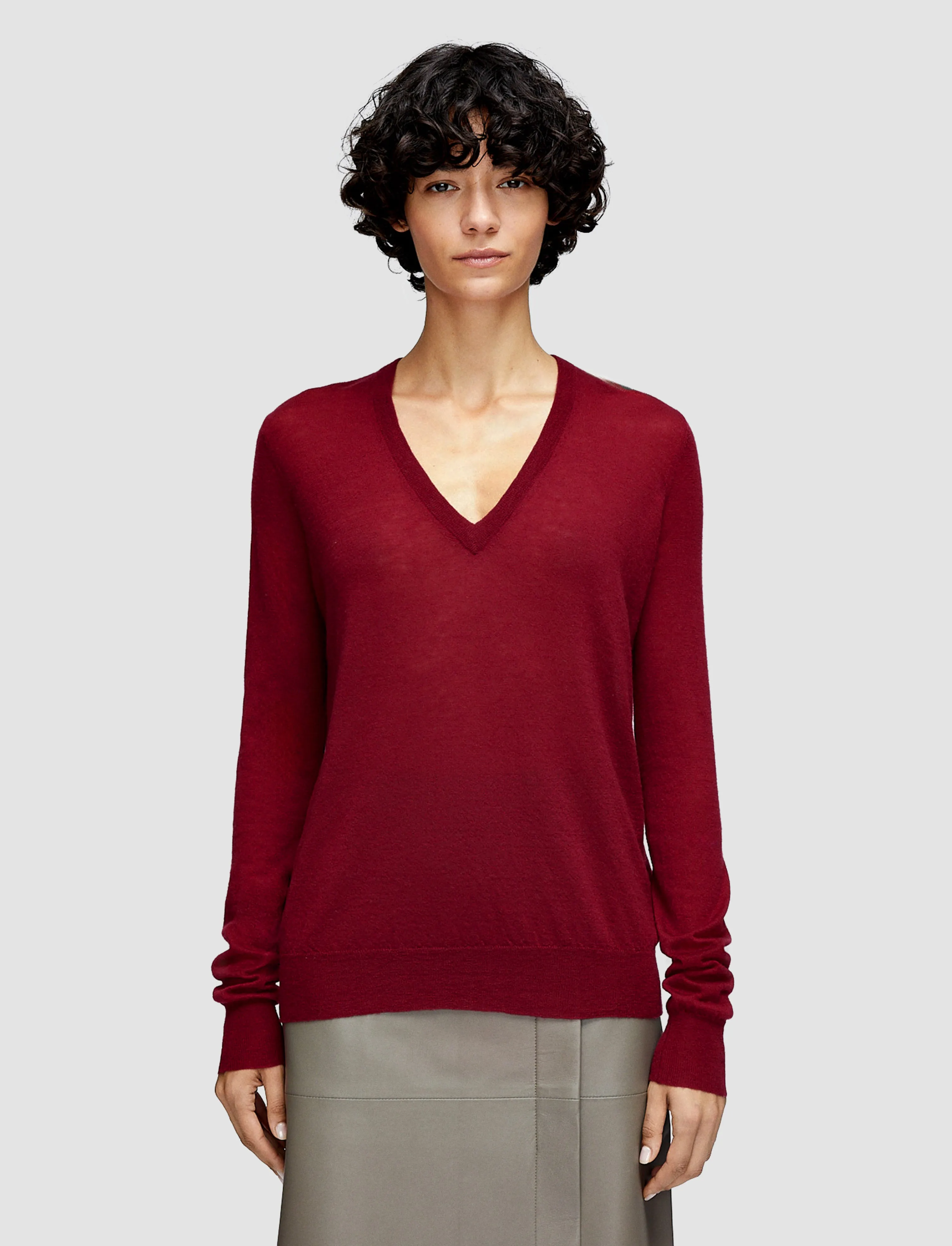 Cashair V Neck Jumper sold by Joseph product image thumbnail 3