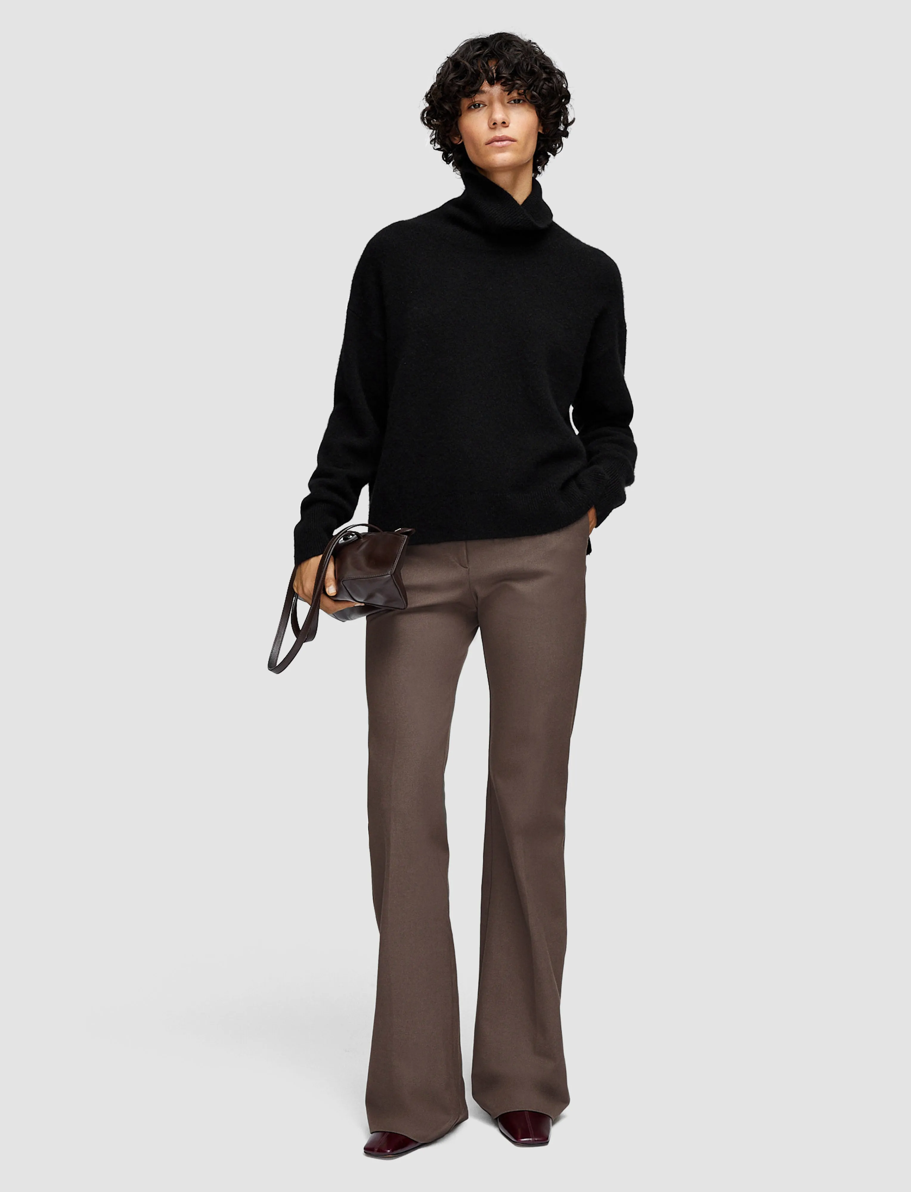 Brushed Cashmere High Neck Jumper sold by Joseph product image thumbnail 2