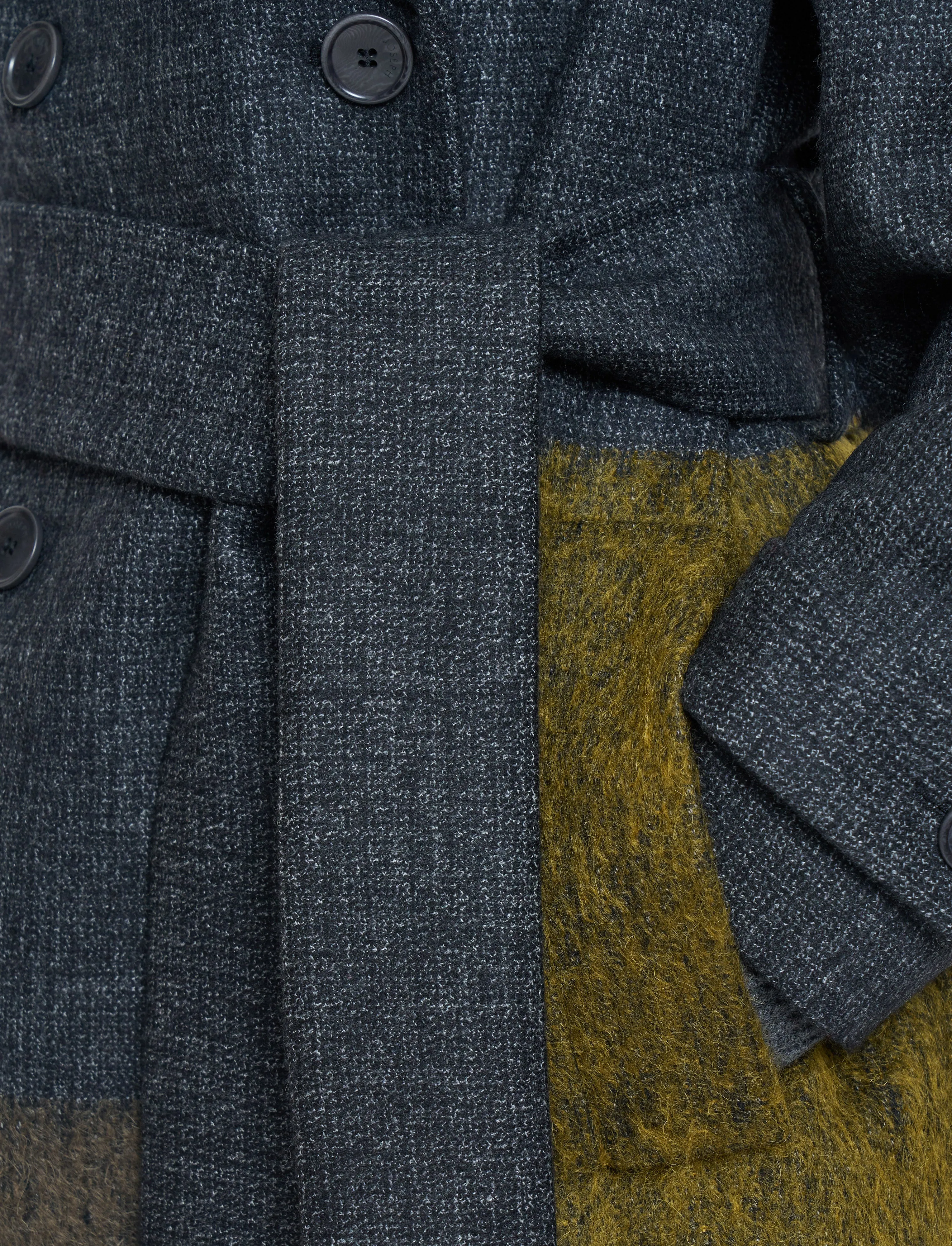 Merton Overlay Wool Coat sold by Joseph product image thumbnail 5