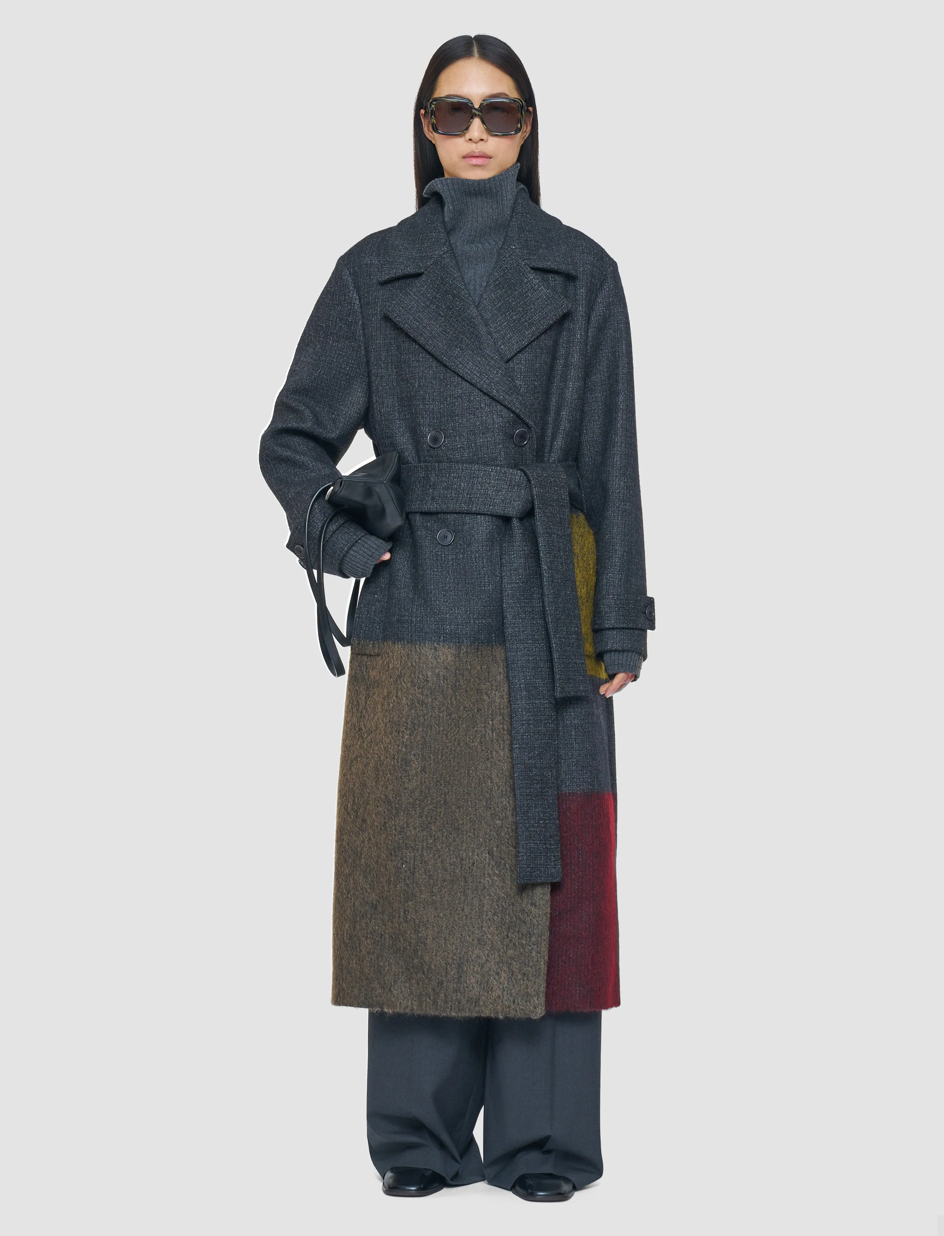 Merton Overlay Wool Coat sold by Joseph product image thumbnail 2
