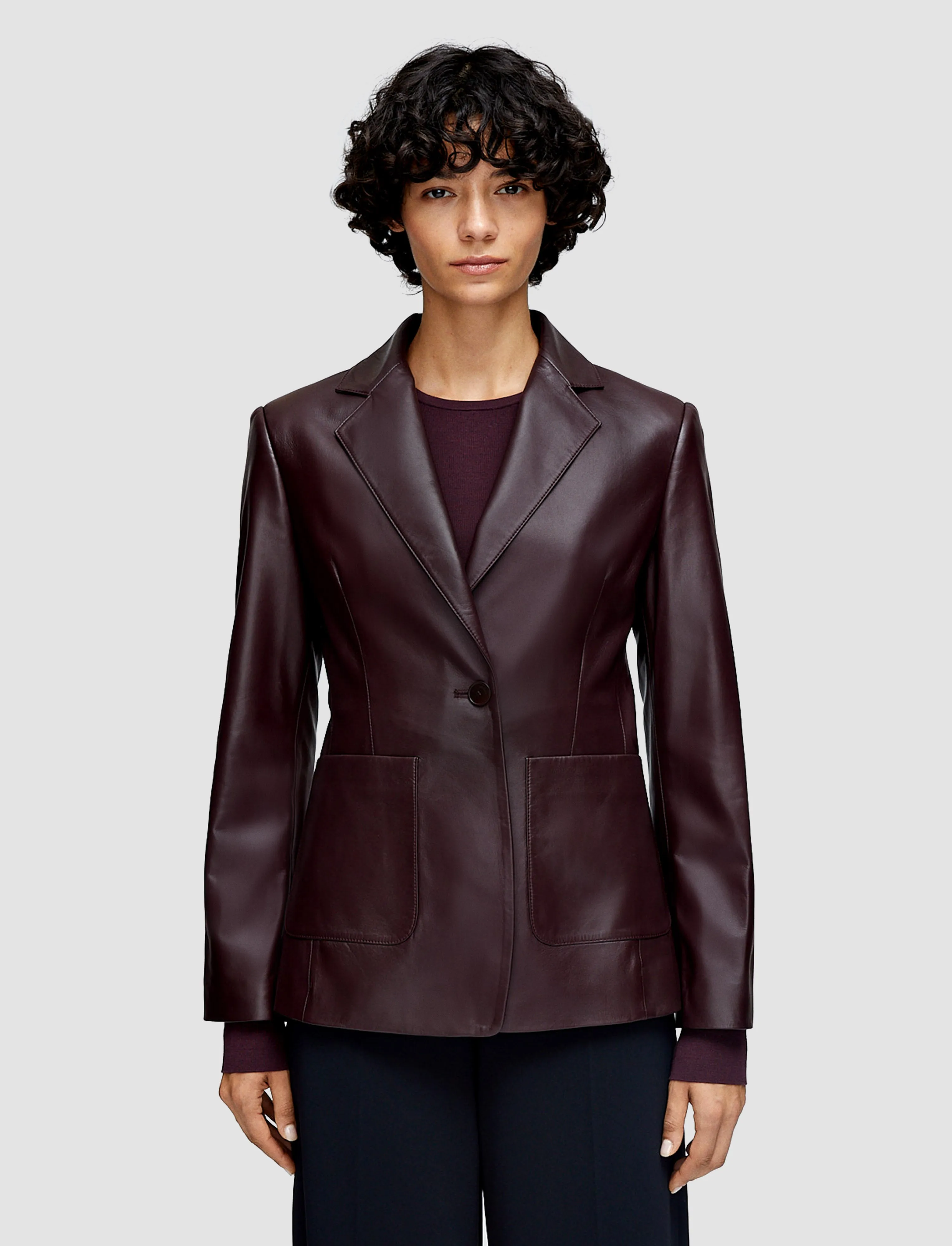 Glenview Nappa Leather Jacket sold by Joseph product image thumbnail 3