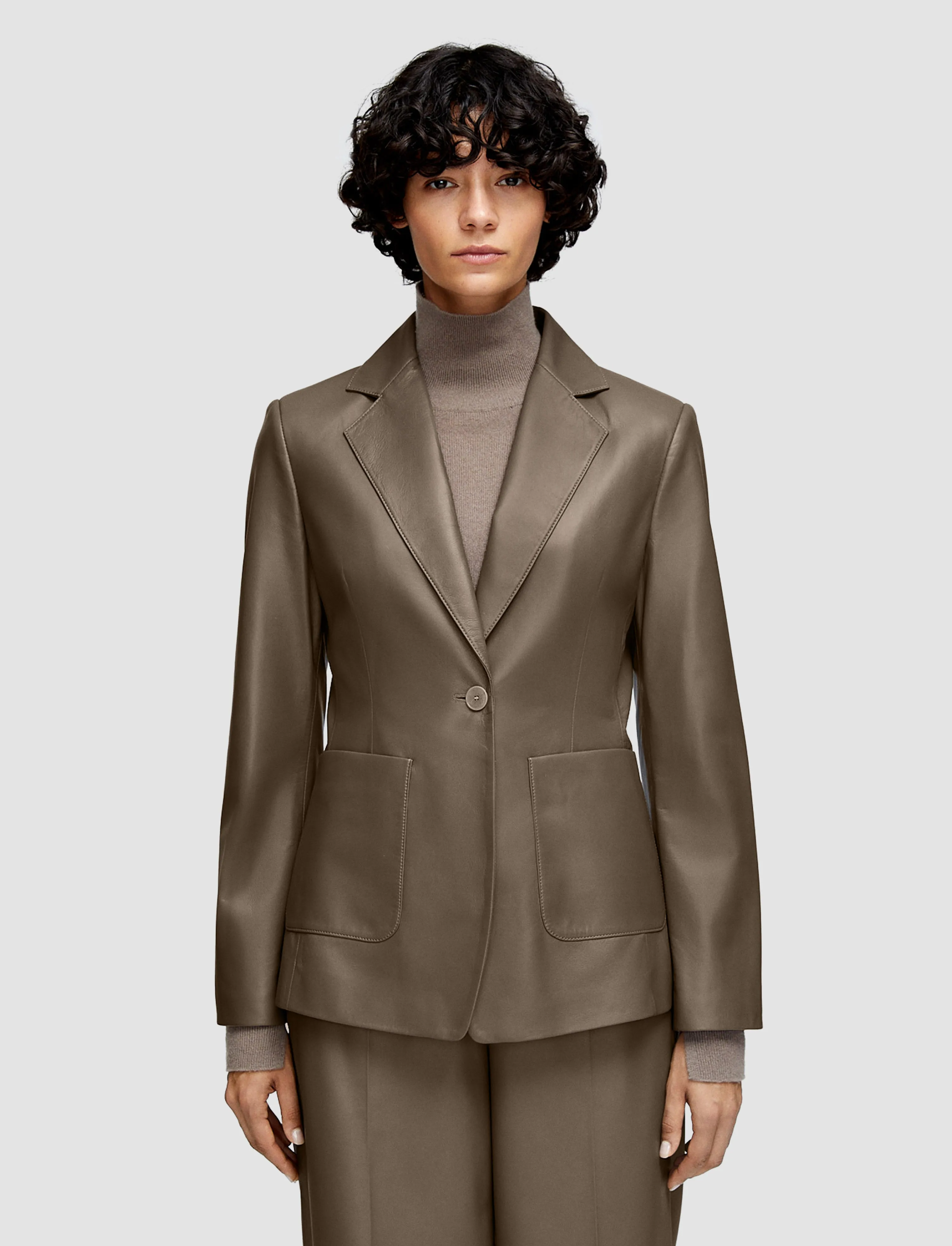 Glenview Nappa Leather Jacket sold by Joseph product image thumbnail 3