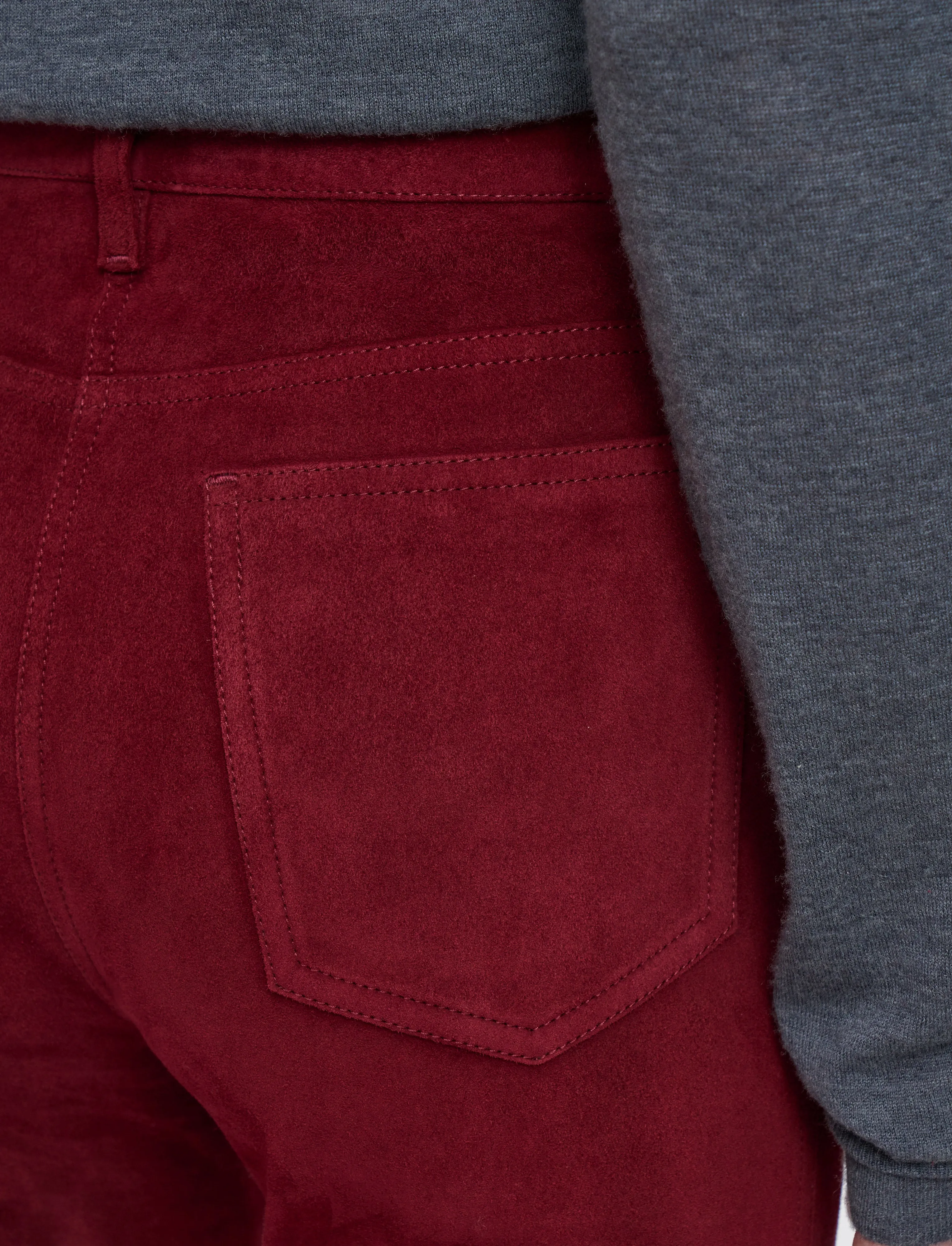 Duke Suede Stretch Trousers sold by Joseph product image thumbnail 4