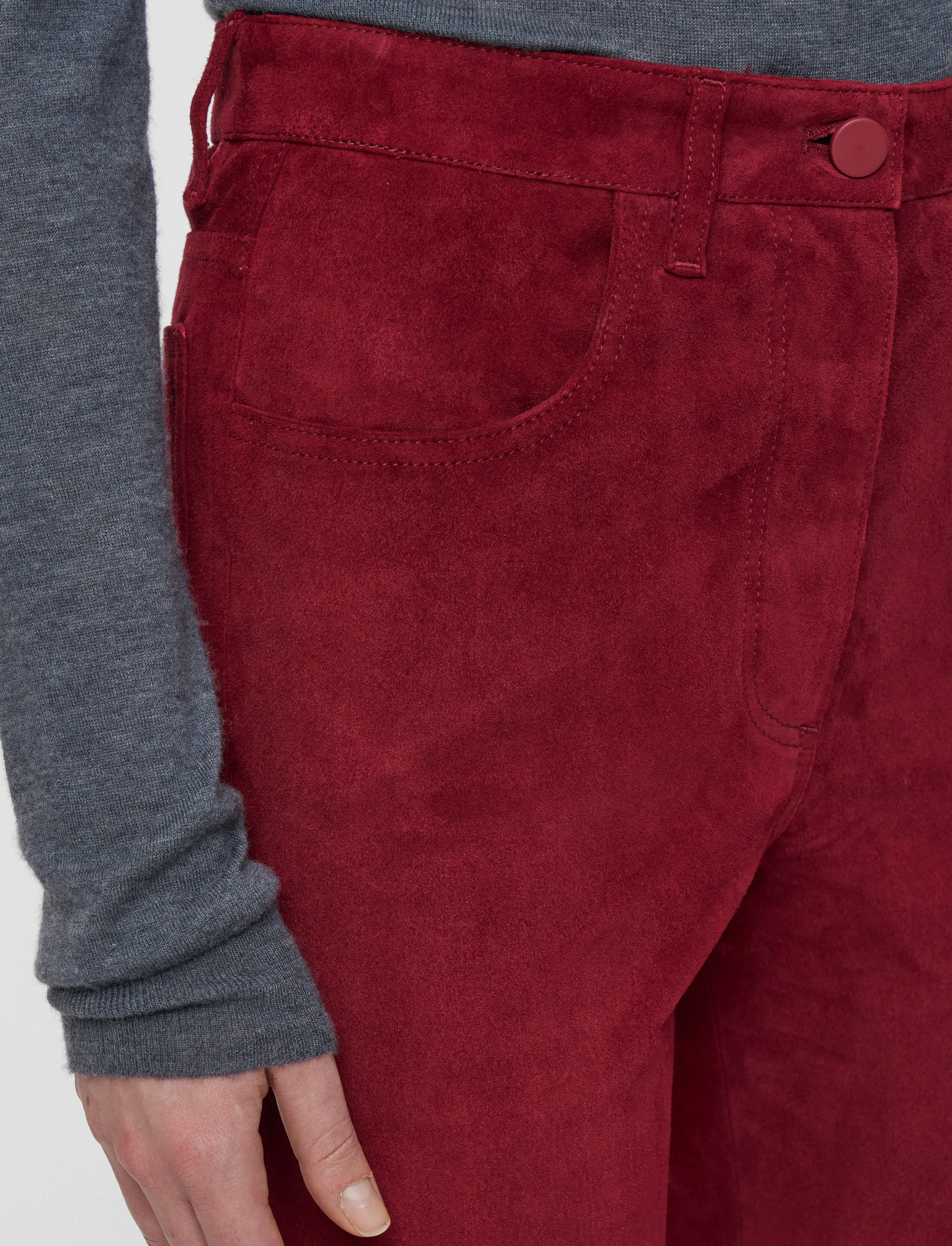 Duke Suede Stretch Trousers sold by Joseph product image thumbnail 5