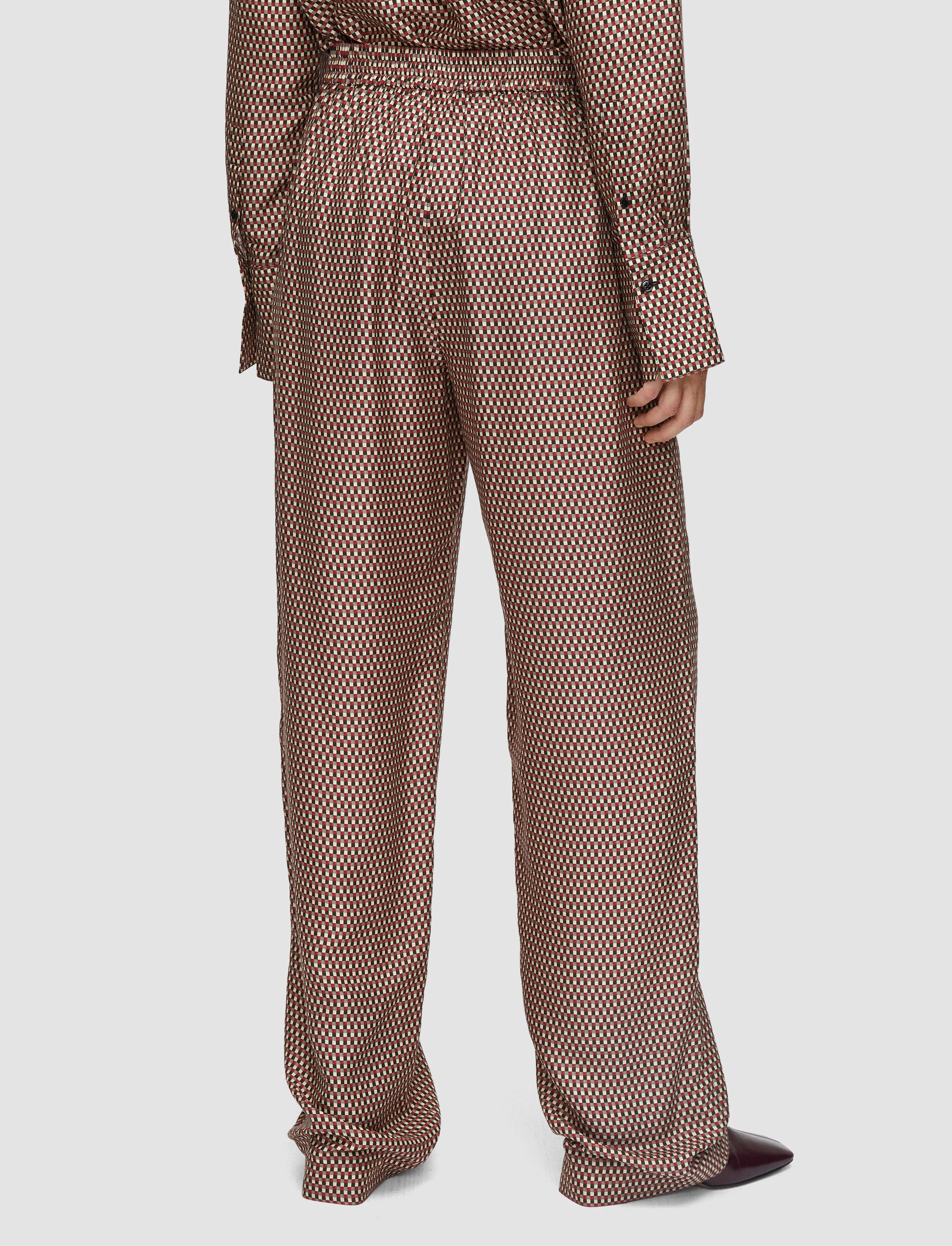 Sahel Printed Silk Blend Trousers sold by Joseph product image thumbnail 3