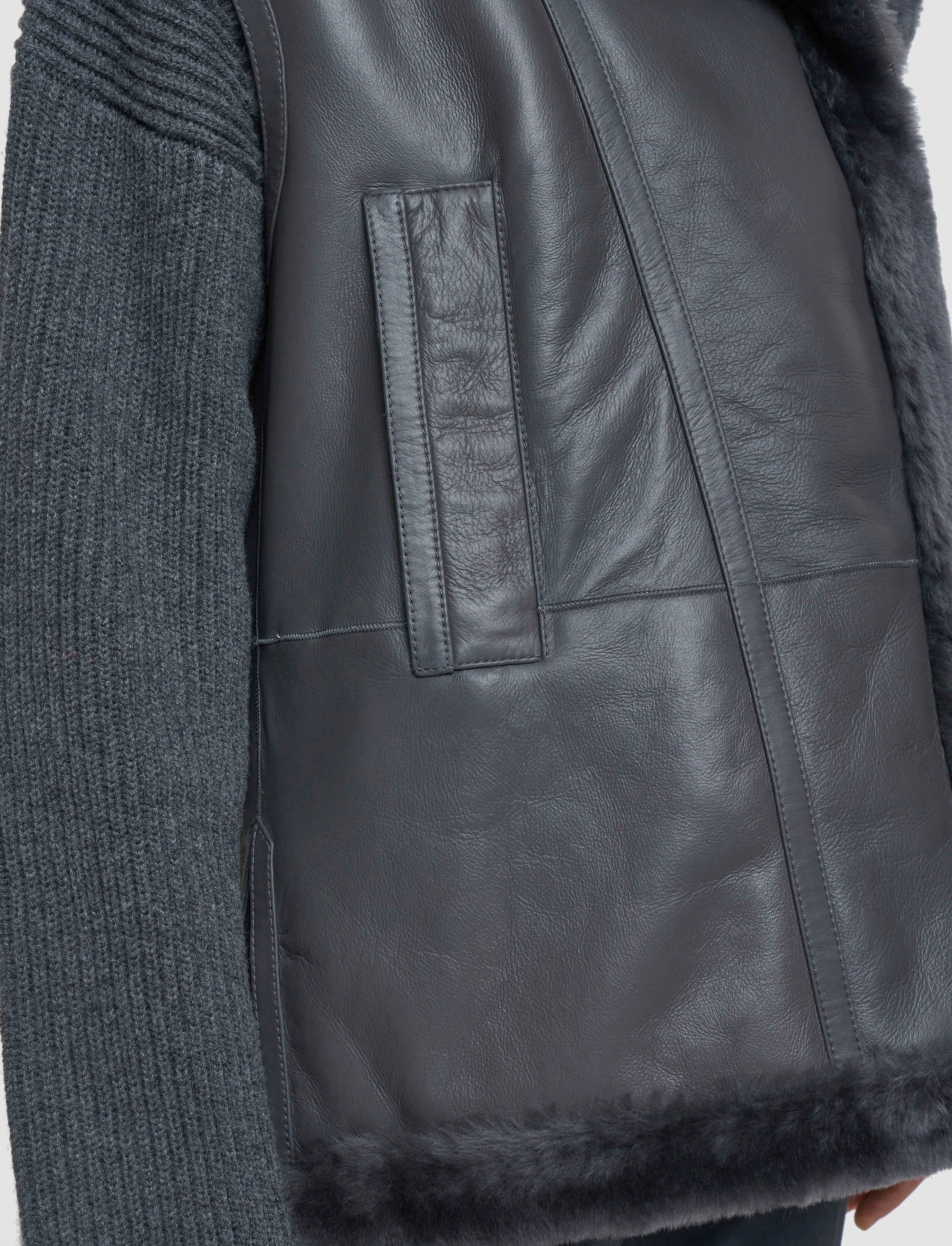 Marc Soft Shearling Gilet sold by Joseph product image thumbnail 5