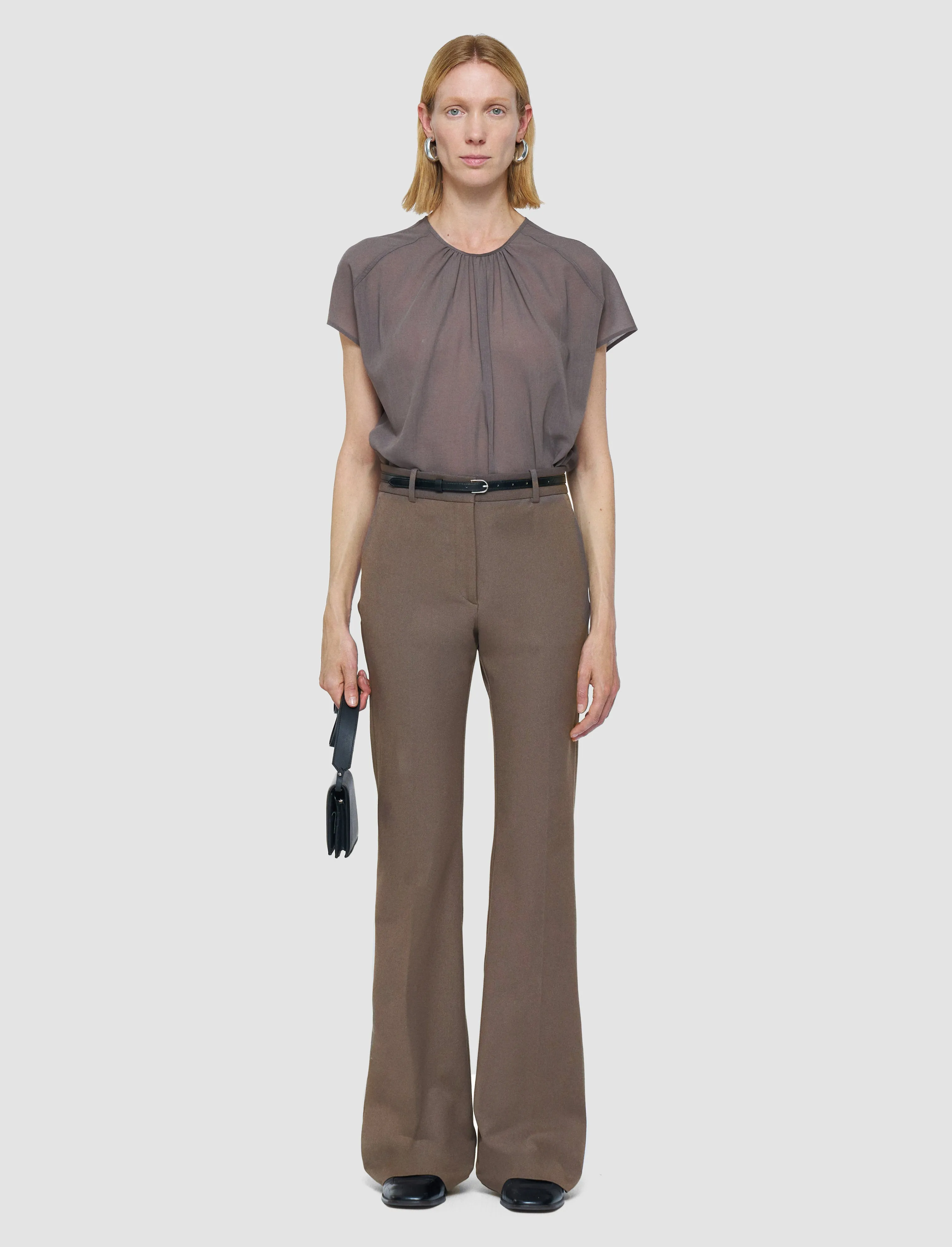 Tafira Gabardine Stretch Trousers sold by Joseph product image thumbnail 2
