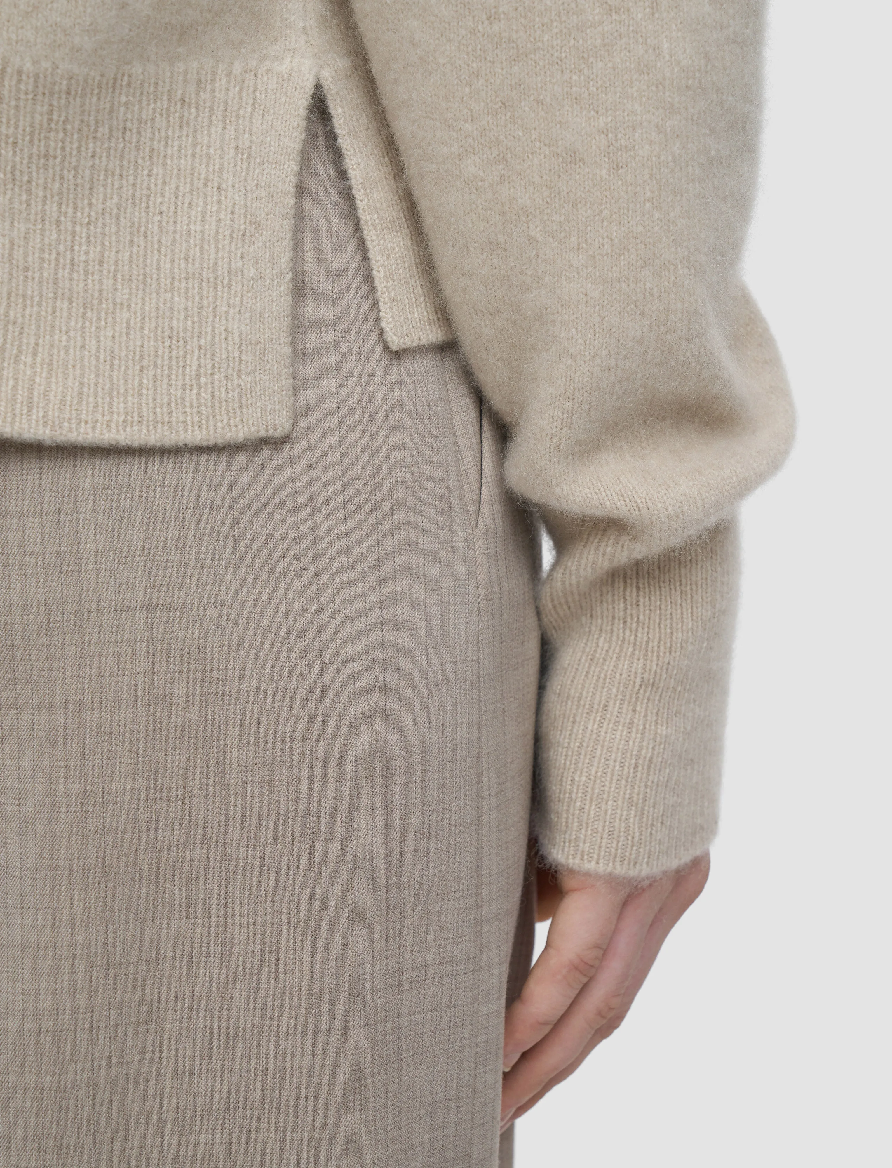 Brushed Cashmere Round Neck Jumper sold by Joseph product image thumbnail 5