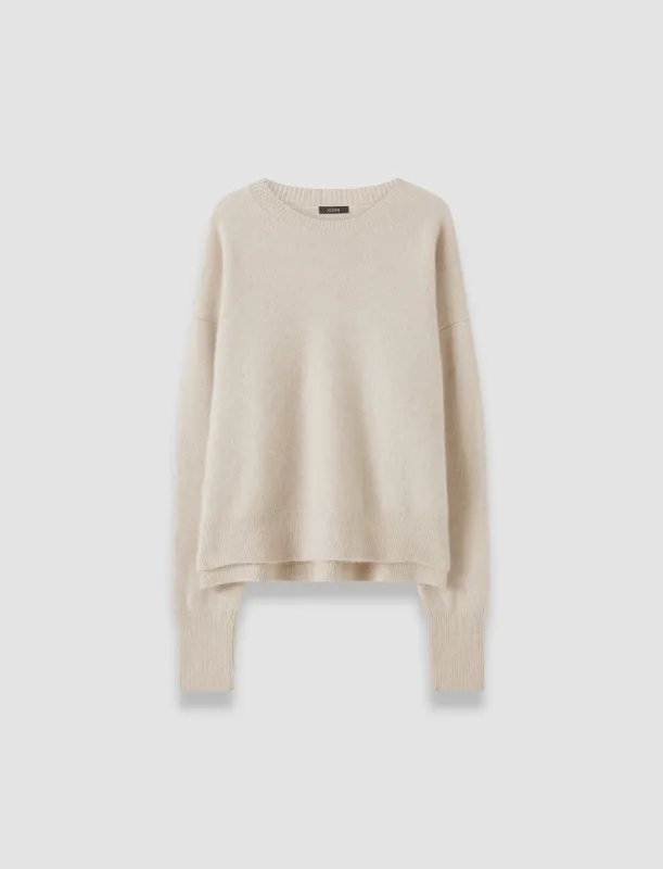 Brushed Cashmere Round Neck Jumper sold by Joseph