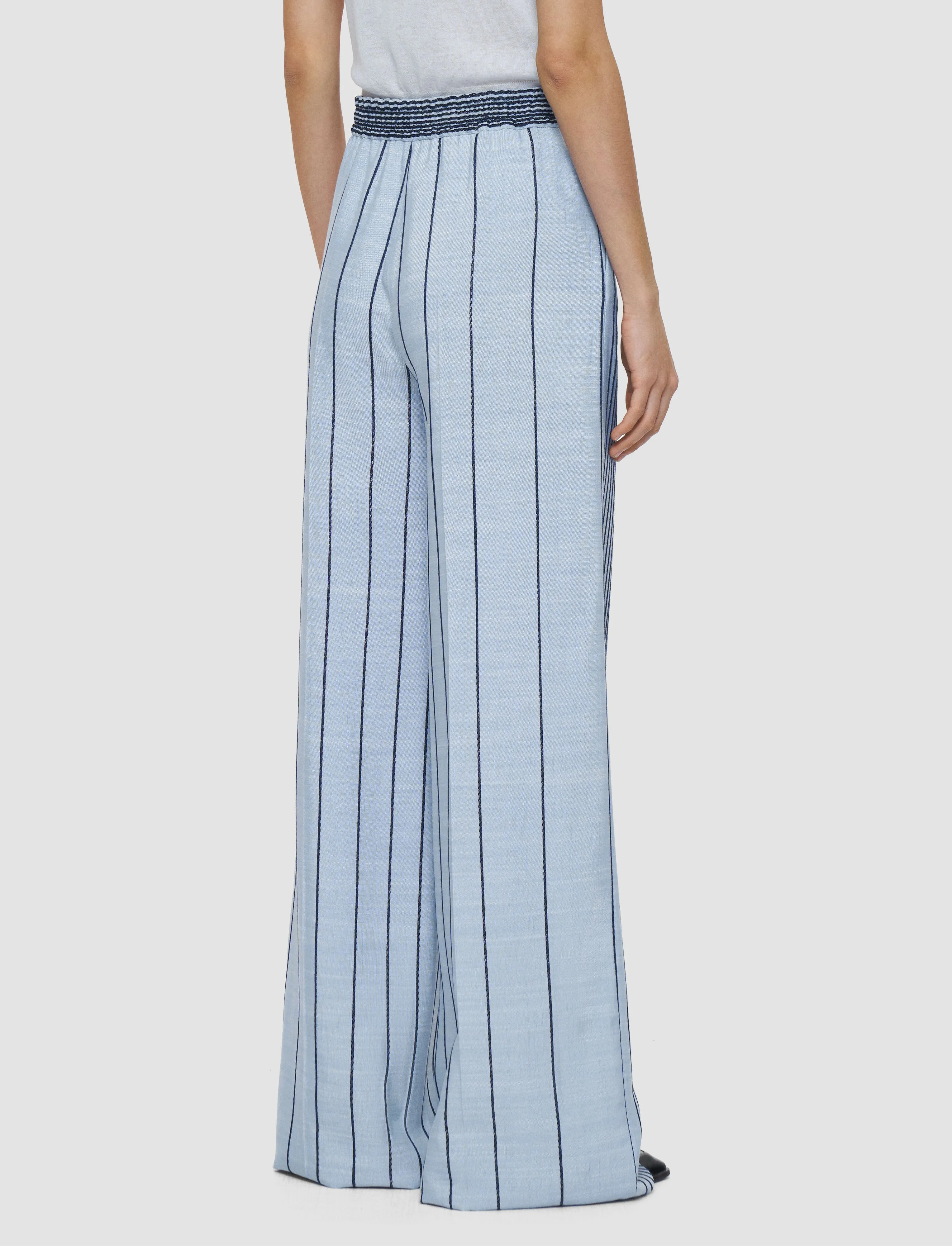 Alanel Embroidered Stripes Trousers sold by Joseph product image thumbnail 3