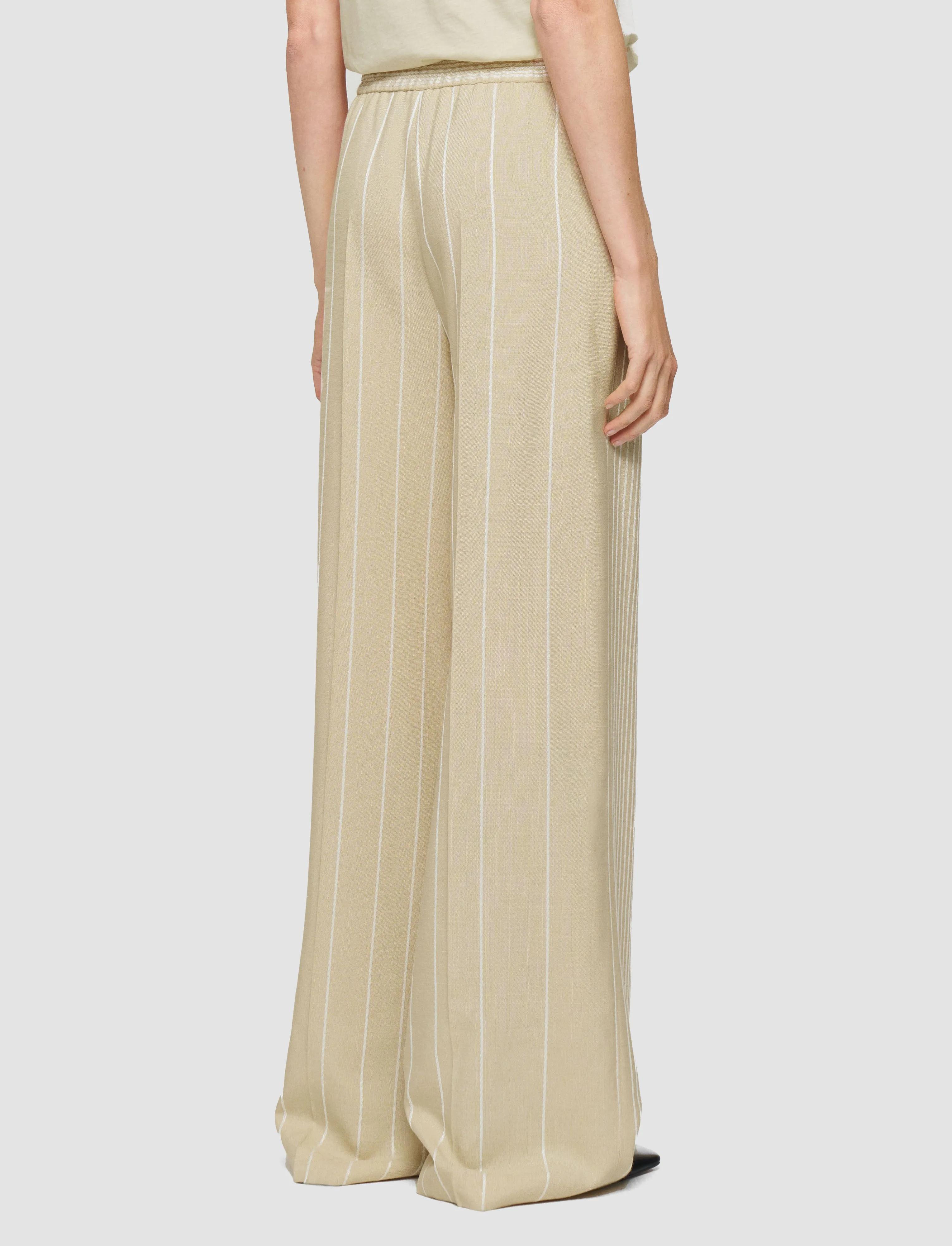 Alanel Embroidered Stripes Trousers sold by Joseph product image thumbnail 3